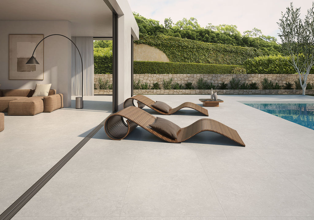 Batela Beige – 120 × 120 cm – Raumansicht