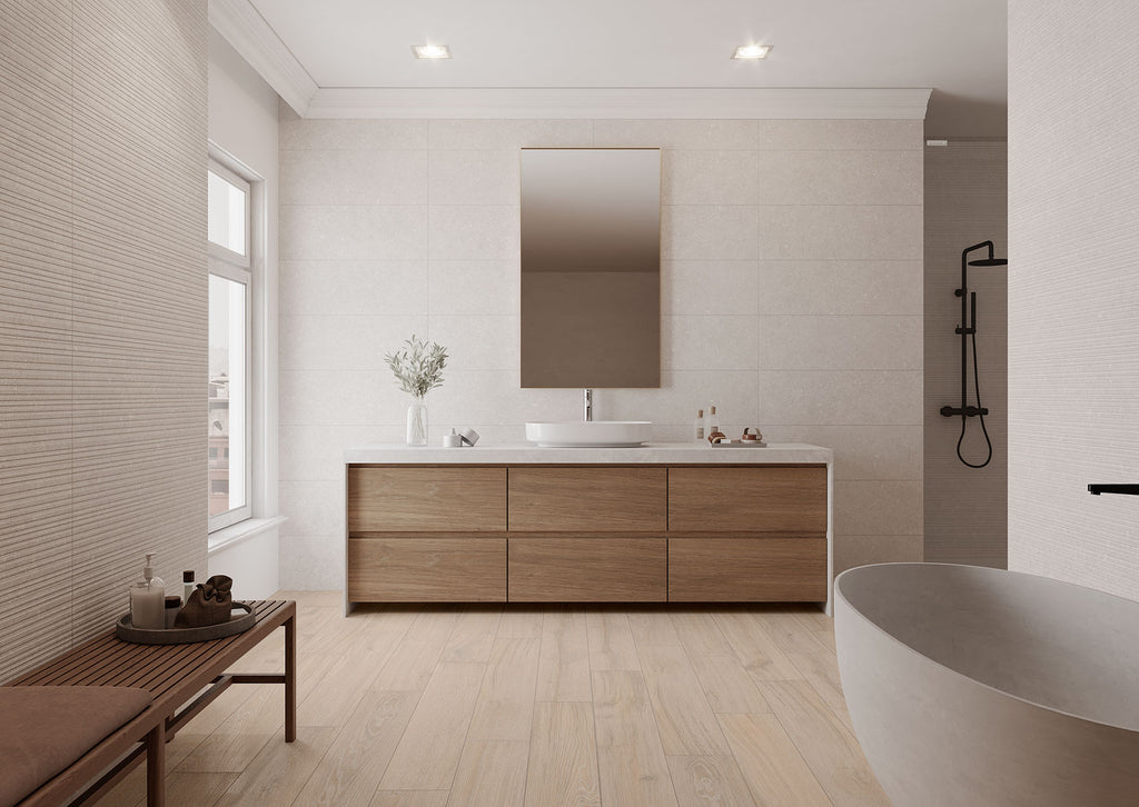 Laza Blanco – 30 × 90 cm – Raumansicht