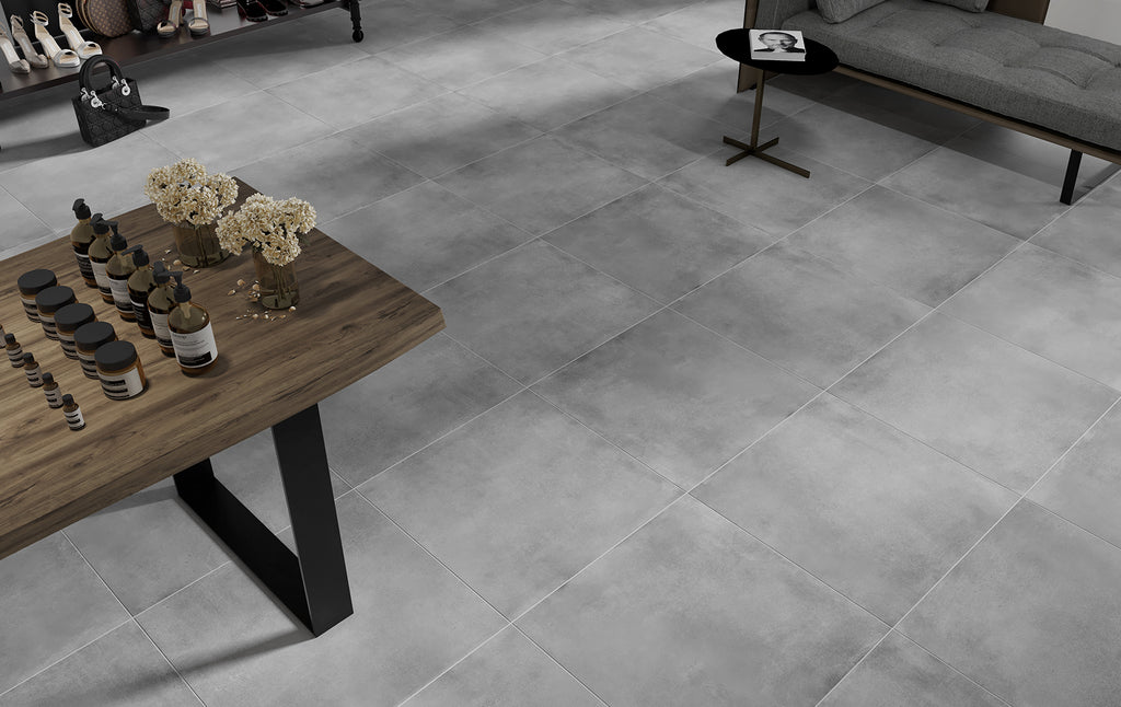 Manhattan Grey – 30 × 60 cm – Raumansicht