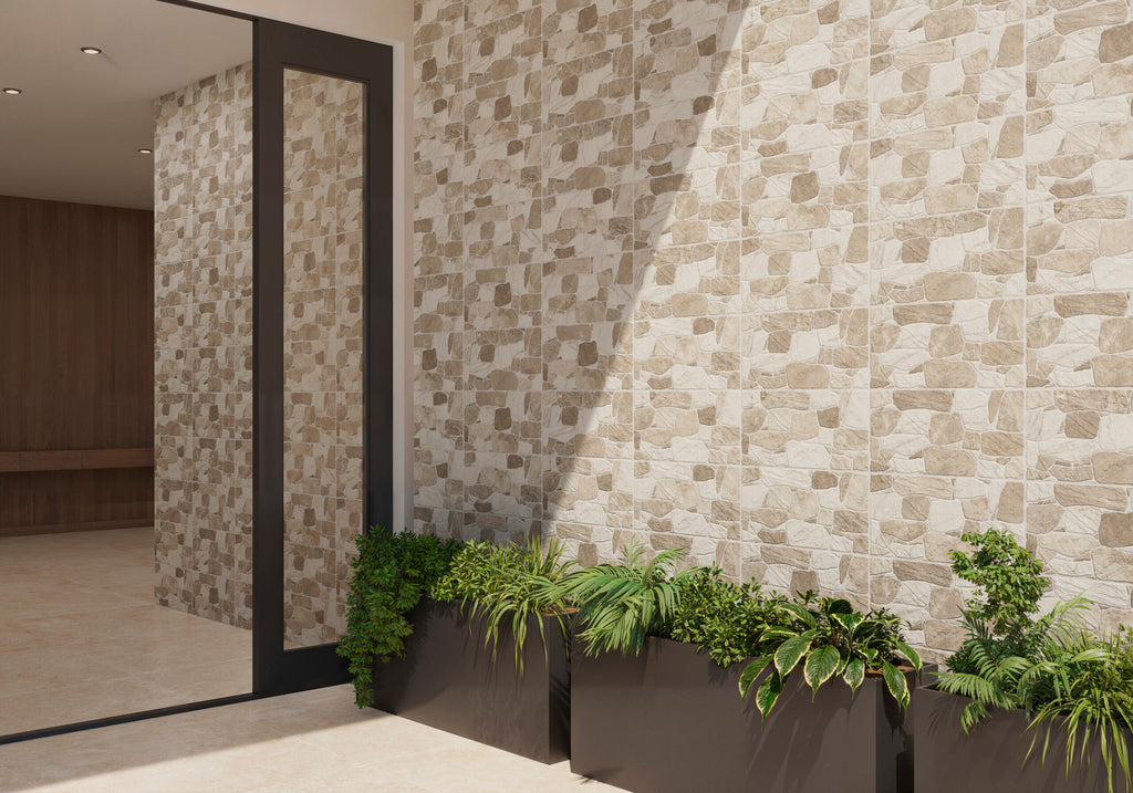 Alpes Beige – 25 × 50 cm – Raumansicht