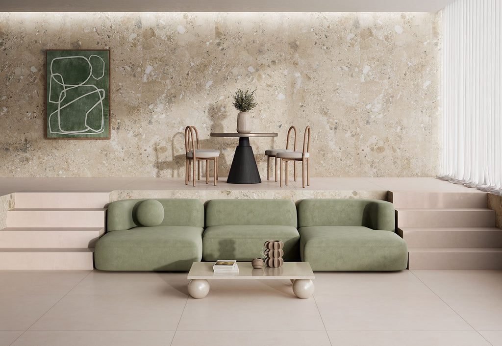 Ura Beige – 120 × 280 cm – Raumansicht