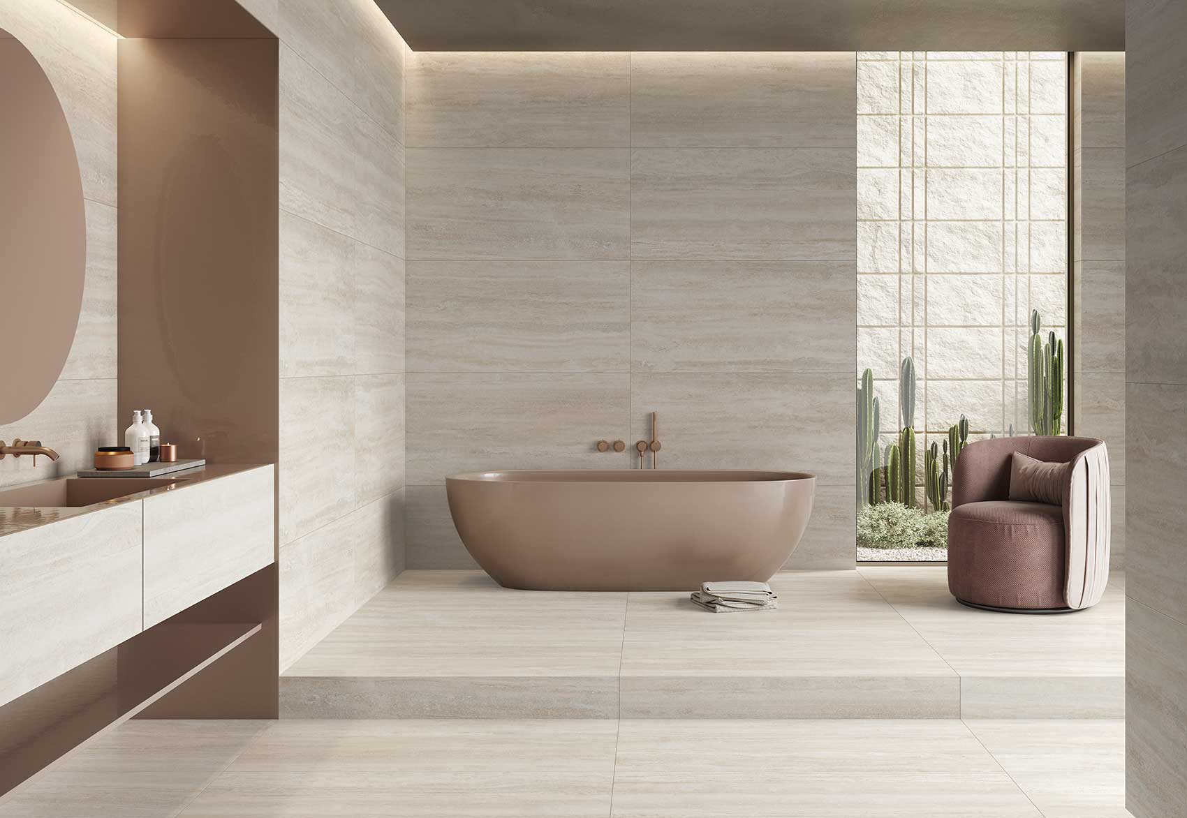 Zanzibar Bone – 60 × 120 cm – Raumansicht