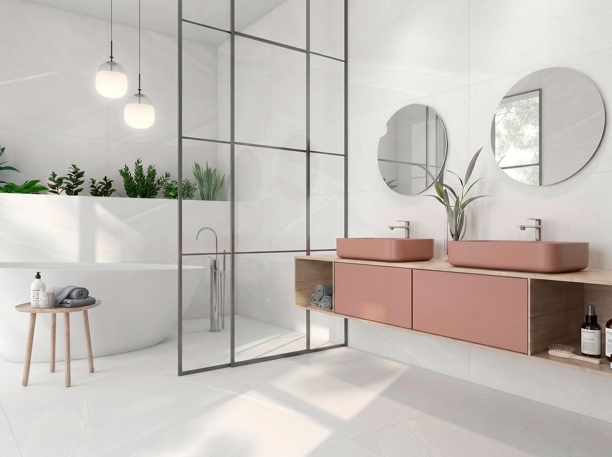 April Pearl – 60 × 120 cm – Raumansicht