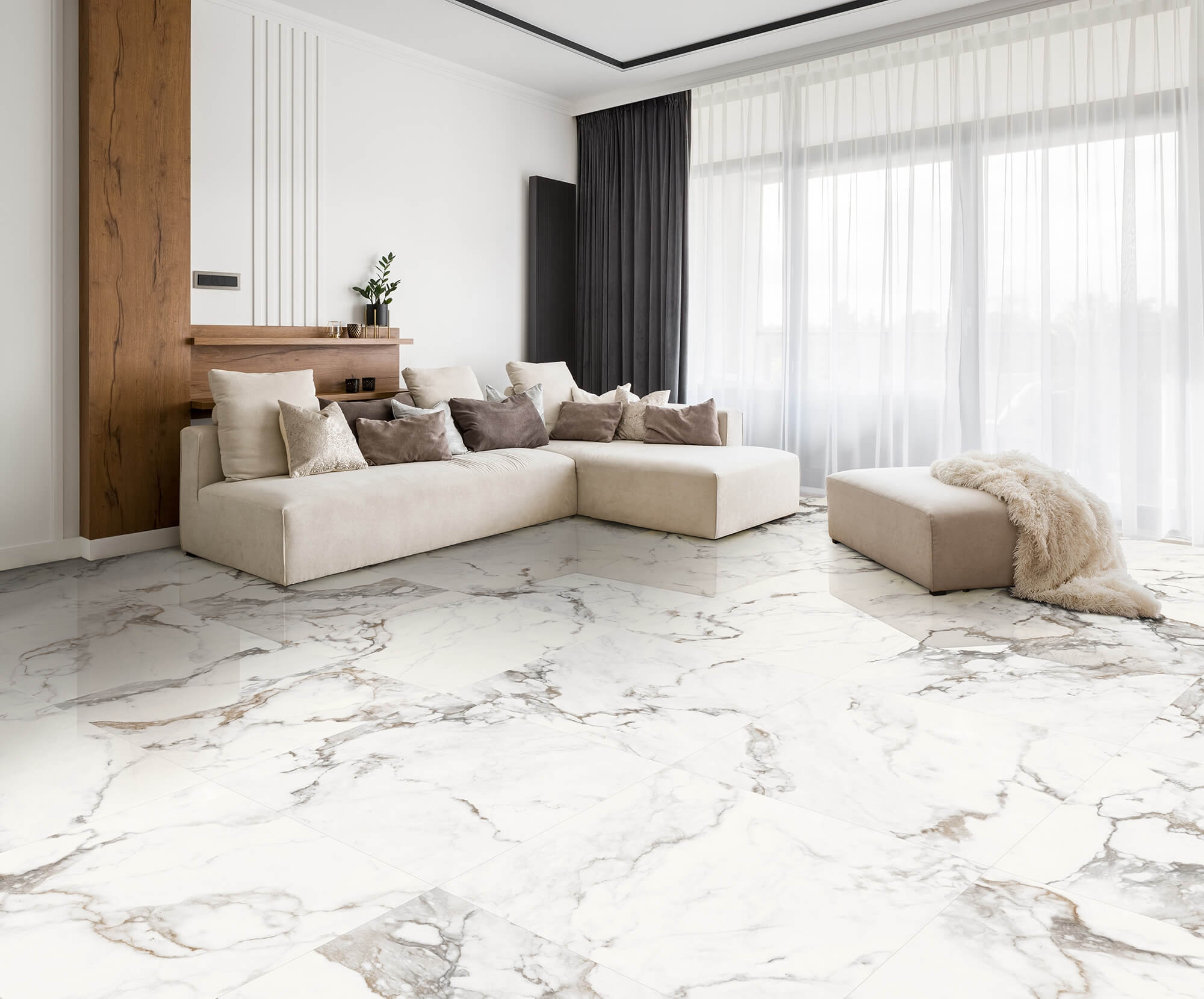 Bellagio Gold Blanco – 30 × 90 cm