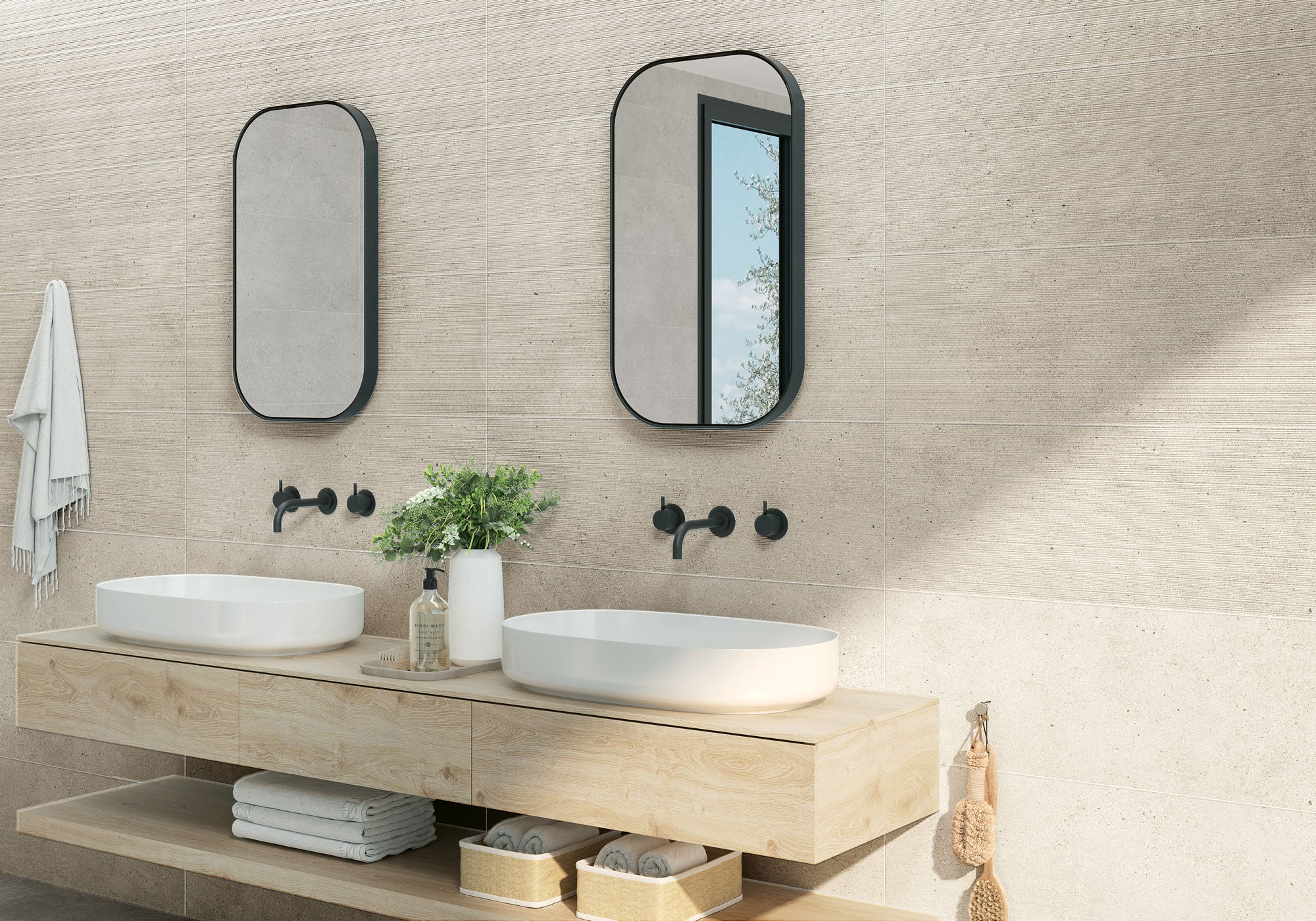 Brighton Rlv. Light – 30 × 90 cm – Raumansicht