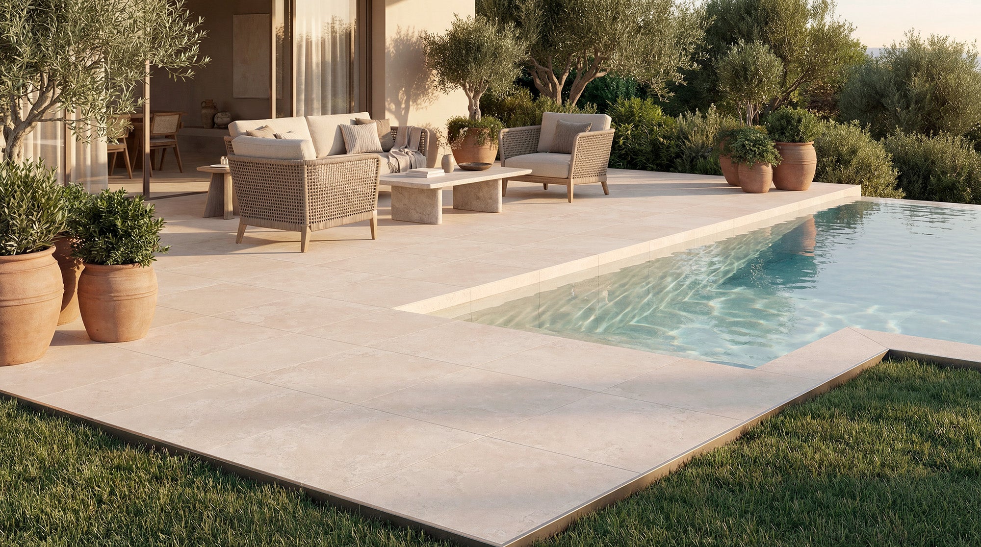 Cross Easton Crema – 60 × 120 cm – Raumansicht