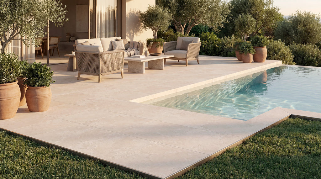 Cross Easton Crema – 60 × 60 cm – Raumansicht