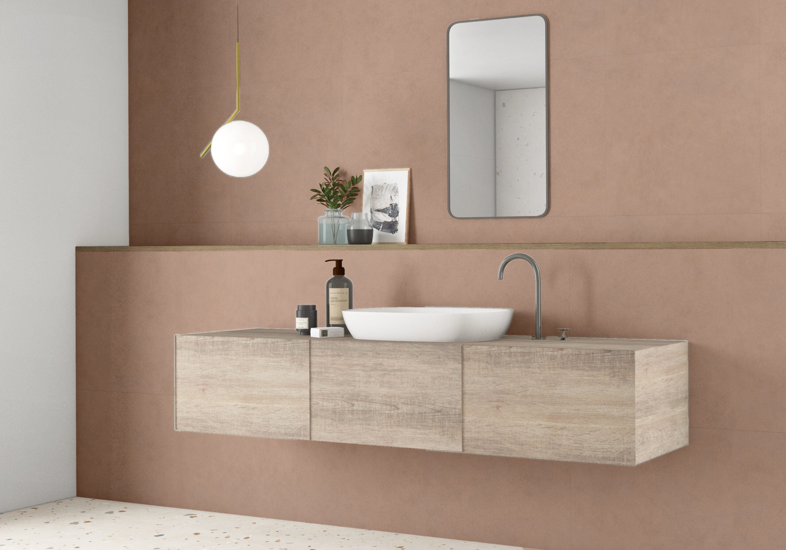 Gv Lab Concept Terra matt – 60 × 120 cm – Raumansicht