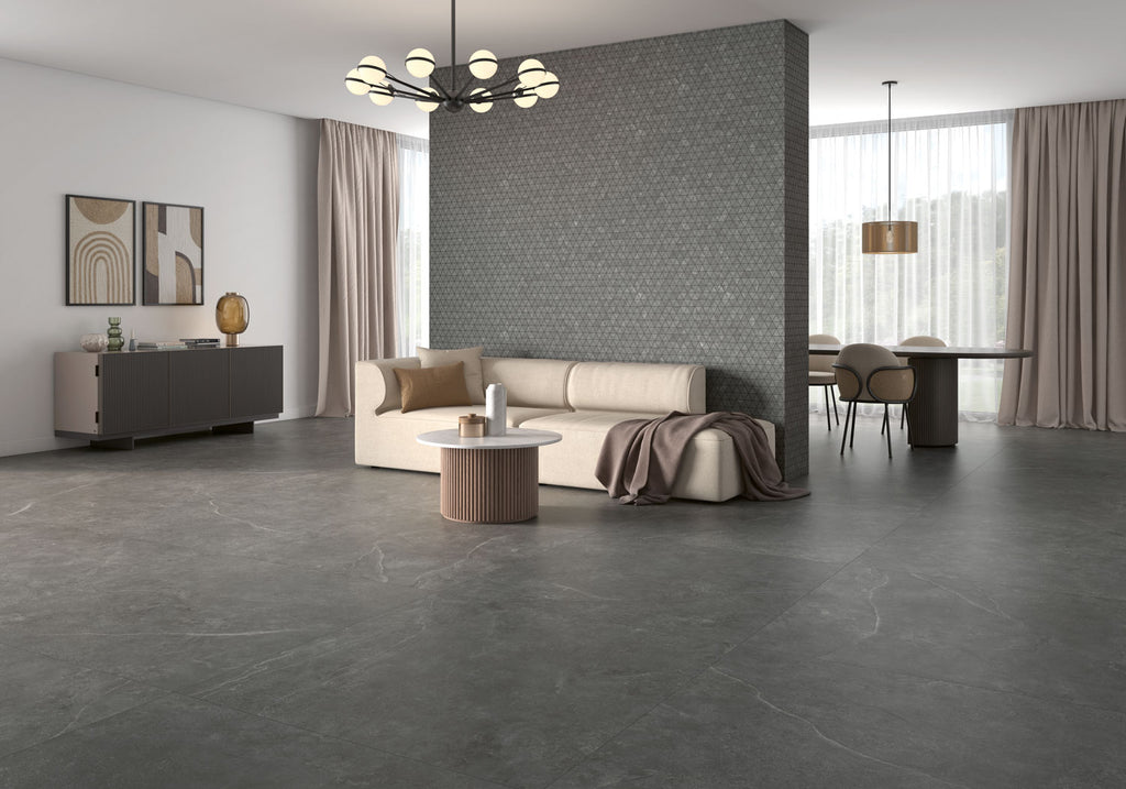 Gv Lab Sense Anthracite matt – 60 × 120 cm – Raumansicht