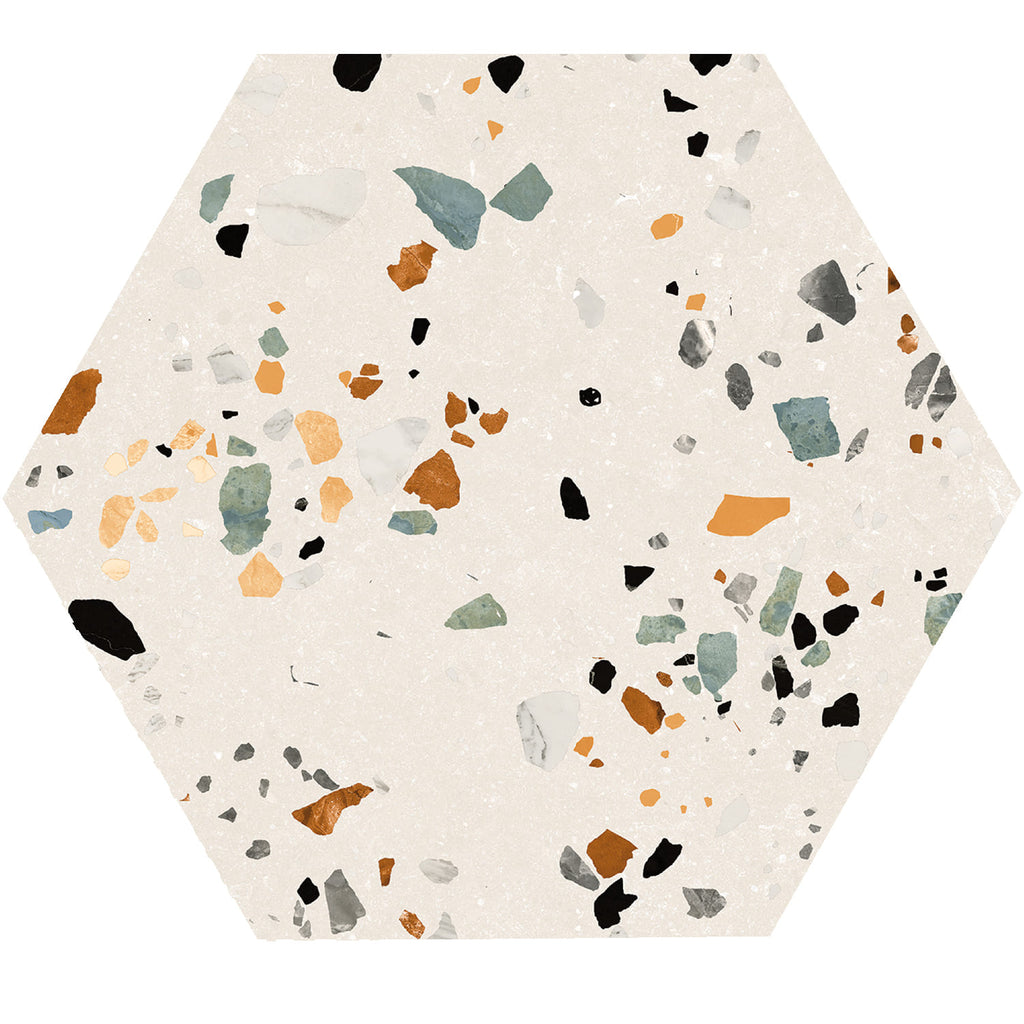 Hex Gobi Nude – 20 × 24 cm – Fliese