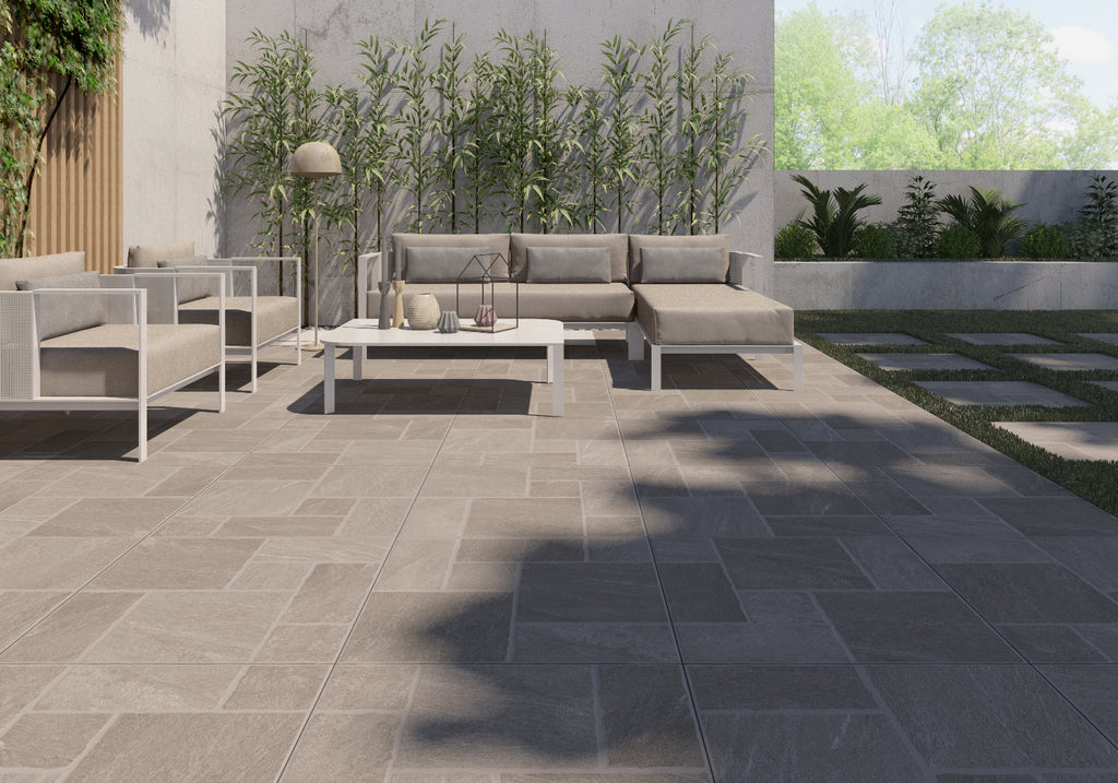 Italica Grey – 45 × 45 cm – Raumansicht