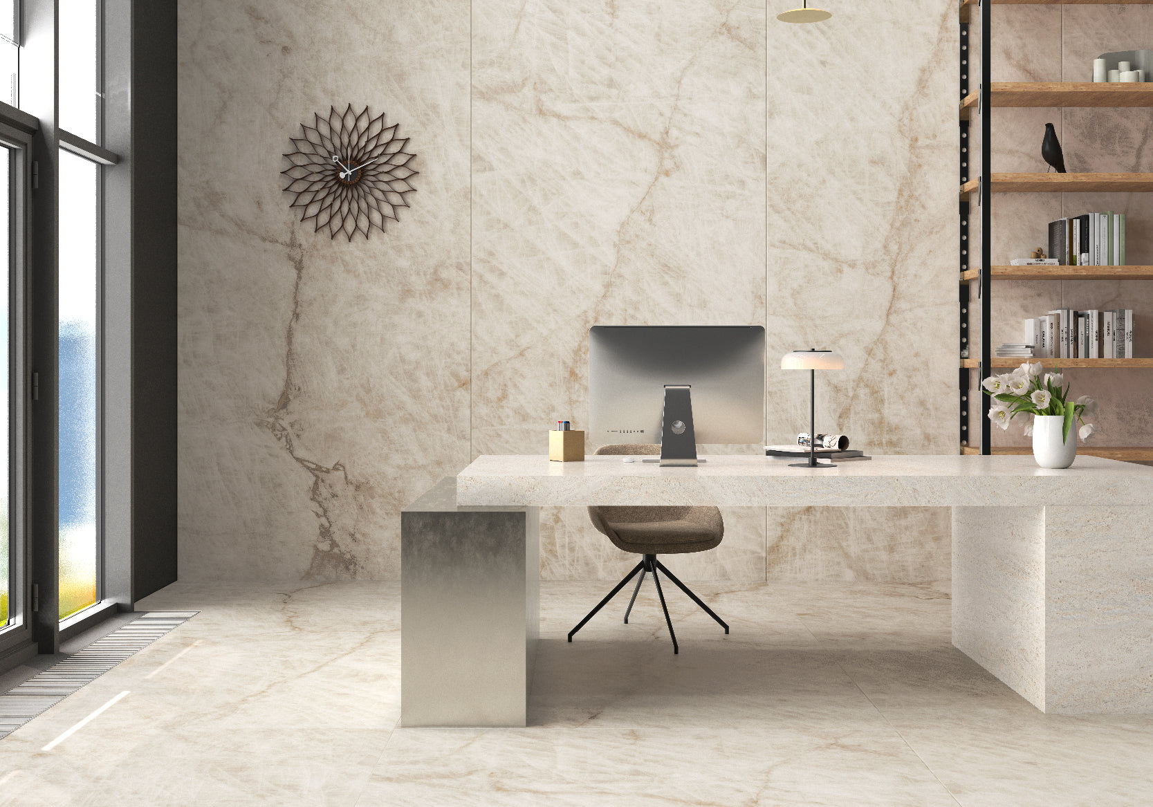 Luxe Blanco – 60 × 120 cm – Raumansicht
