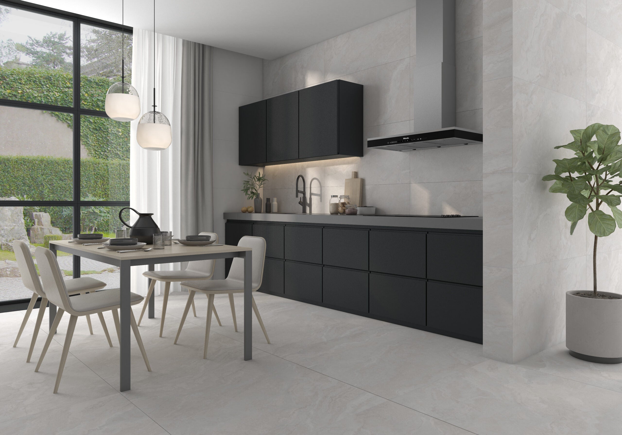 Sena Blanco – 90 × 90 cm – Raumansicht