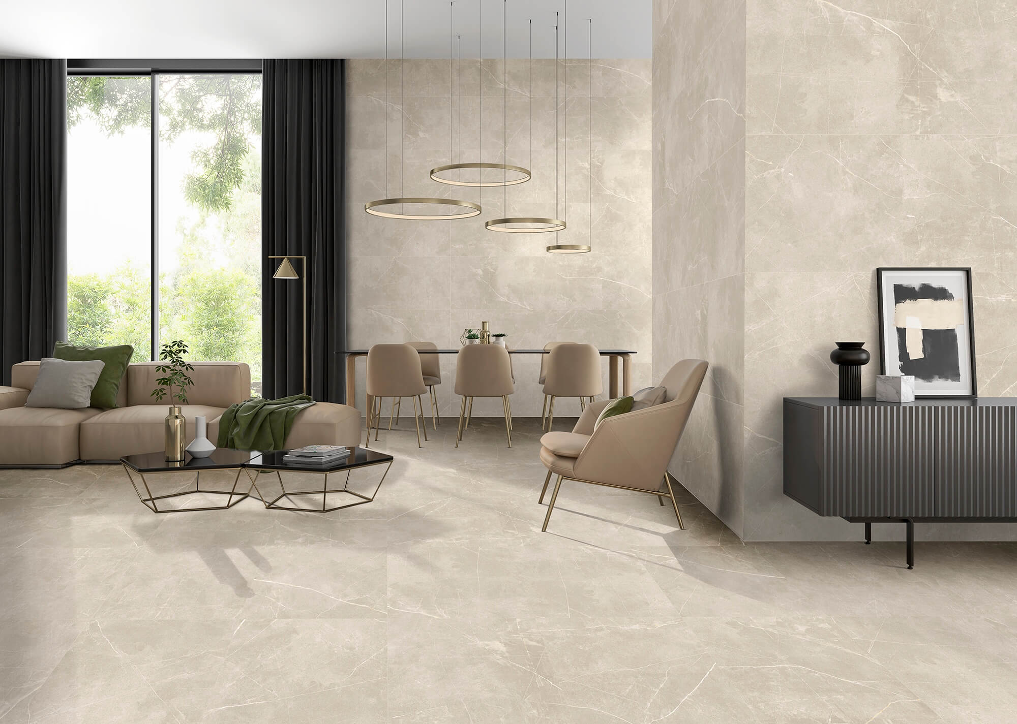 Status Beige – 60 × 60 cm