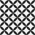 Pre Circle Black – 45 × 45 cm – Fliese