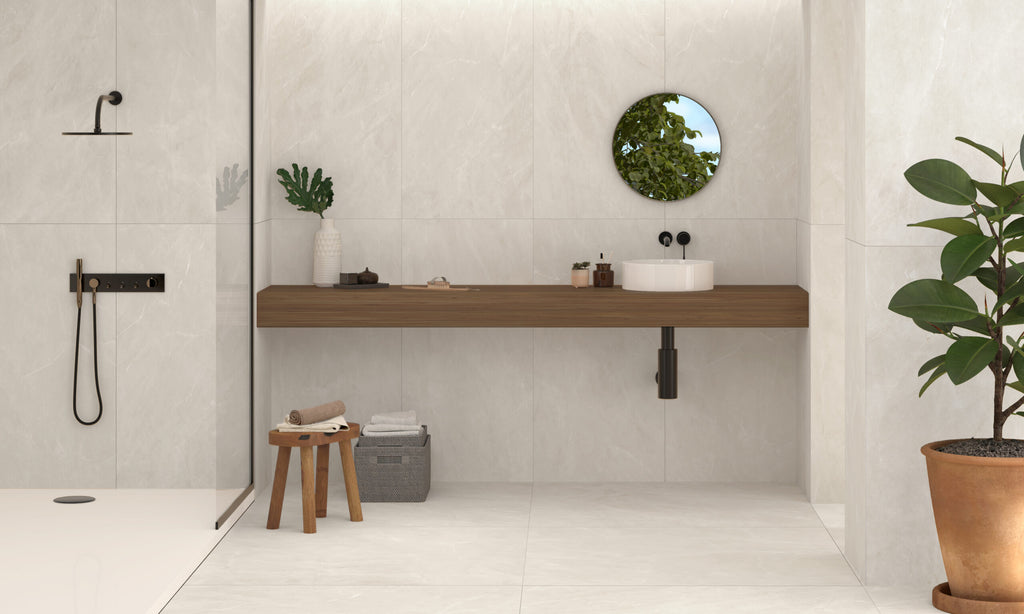 Partenon Perla – 120 × 120 cm – Raumansicht