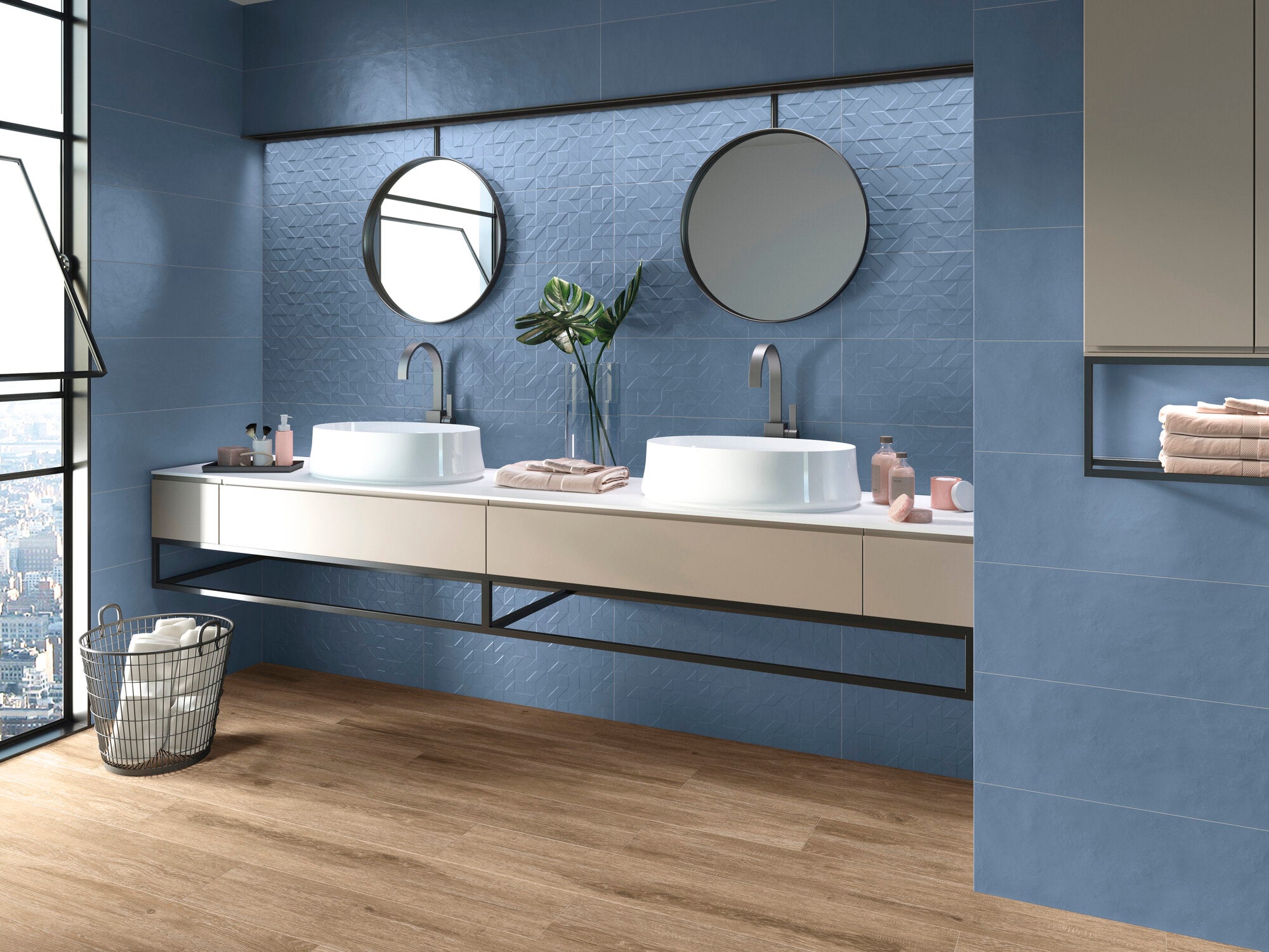 Klen Blue – 25 × 75 cm – Raumansicht