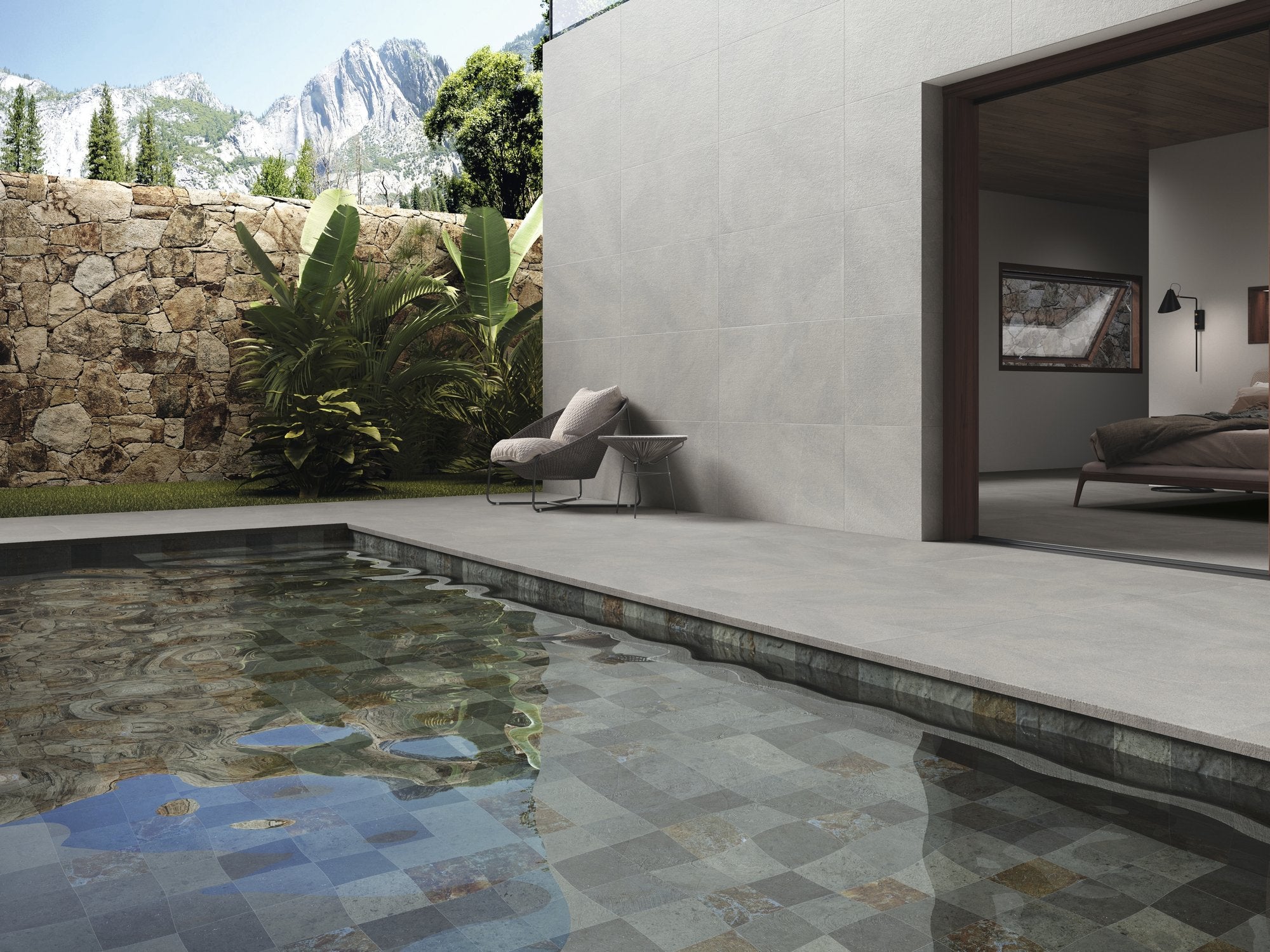 Burlington Grey – 60 × 60 cm – Raumansicht