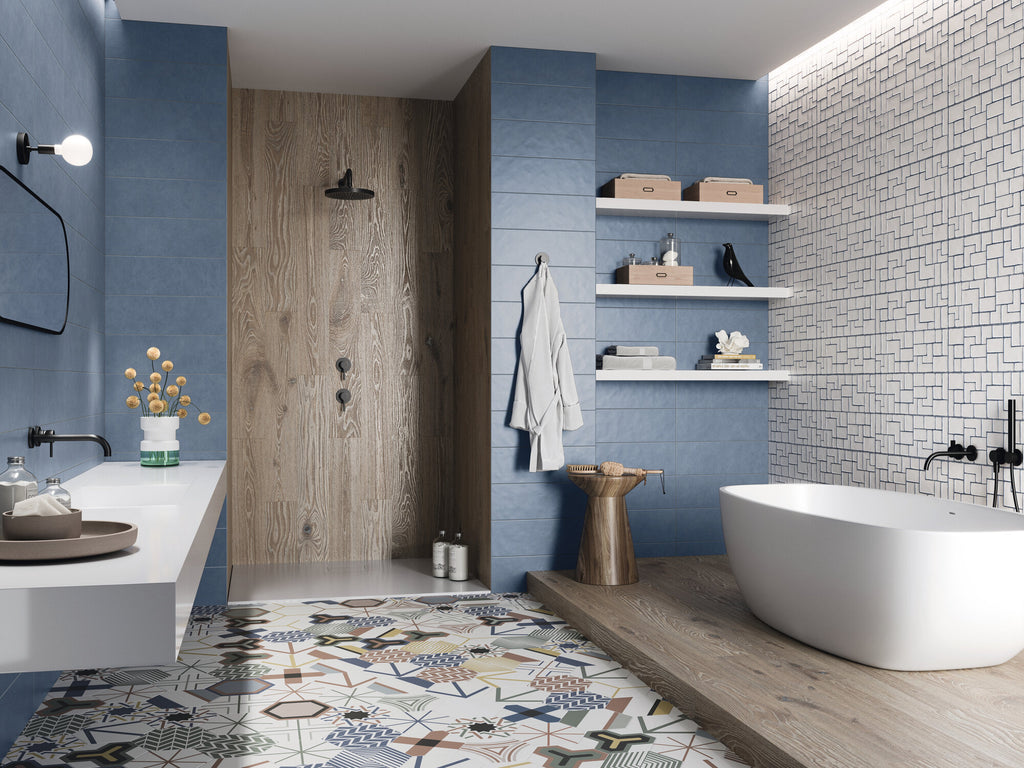 Stay Blue – 20 × 60 cm – Raumansicht