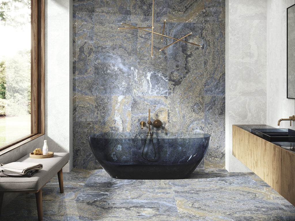 Agate Blue – 60 × 120 cm – Raumansicht