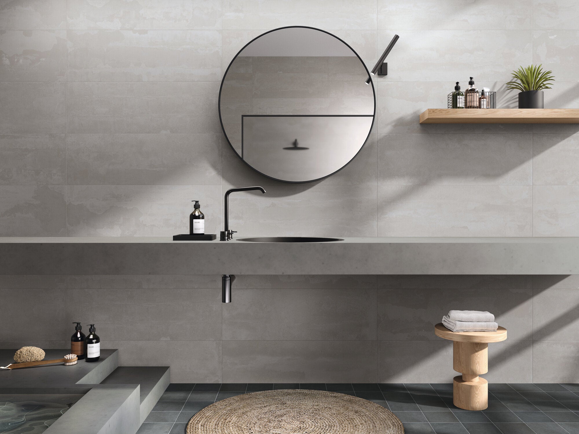 Hoss Ash – 30 × 90 cm – Raumansicht