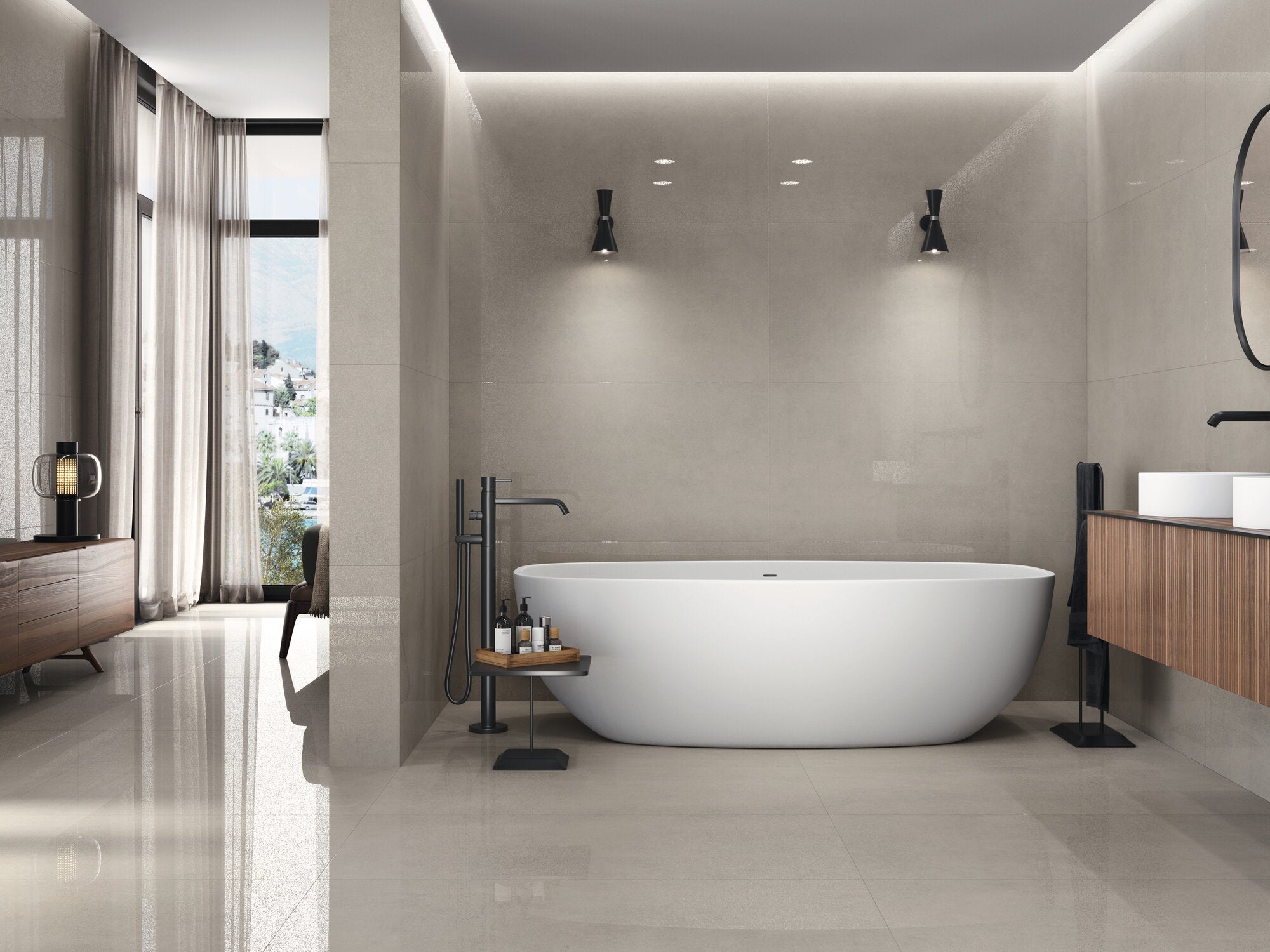 Zuhause Asche – 60 × 120 cm – Raumansicht
