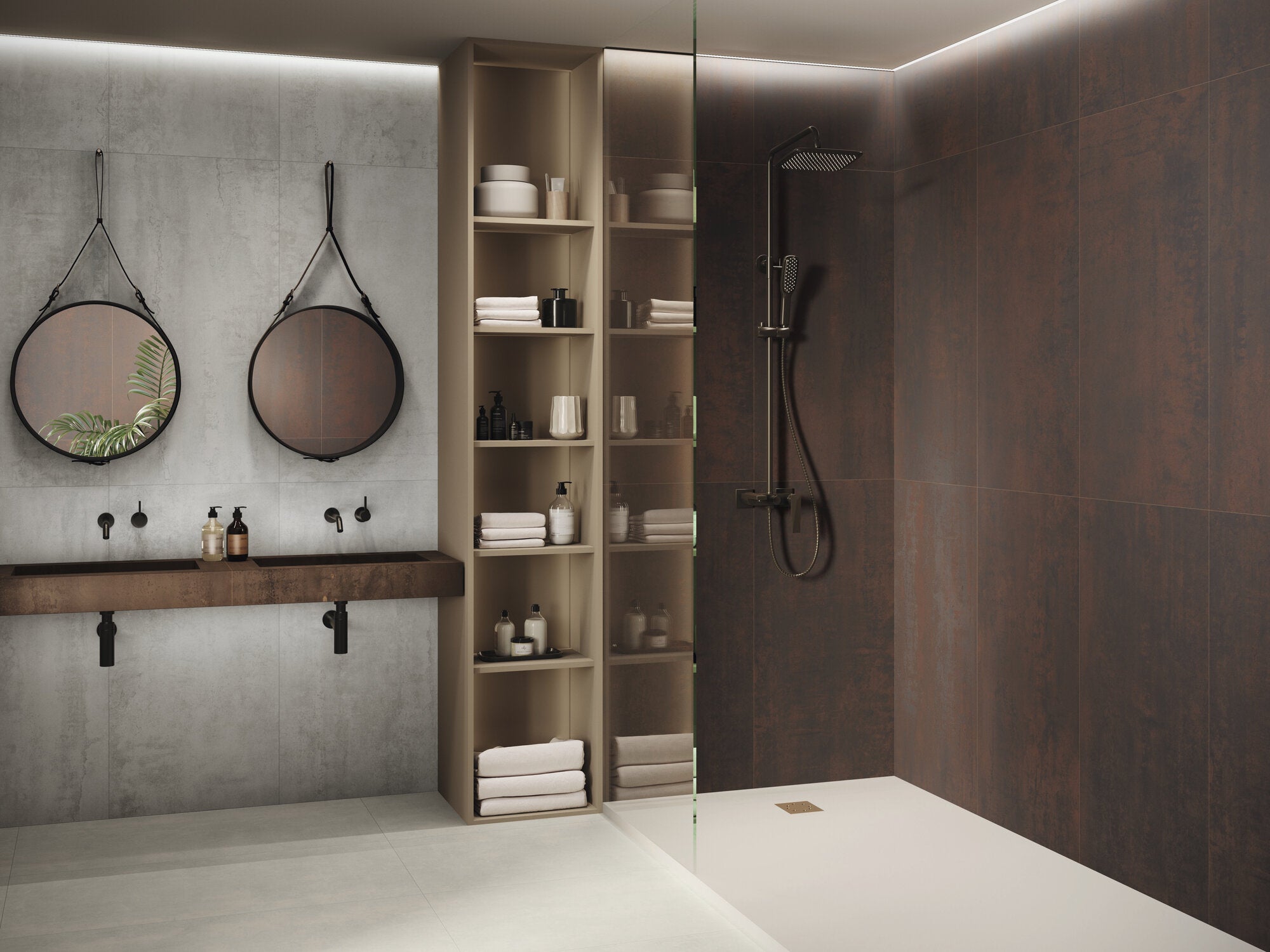 Odyssey Corten – 120 × 280 cm – Raumansicht