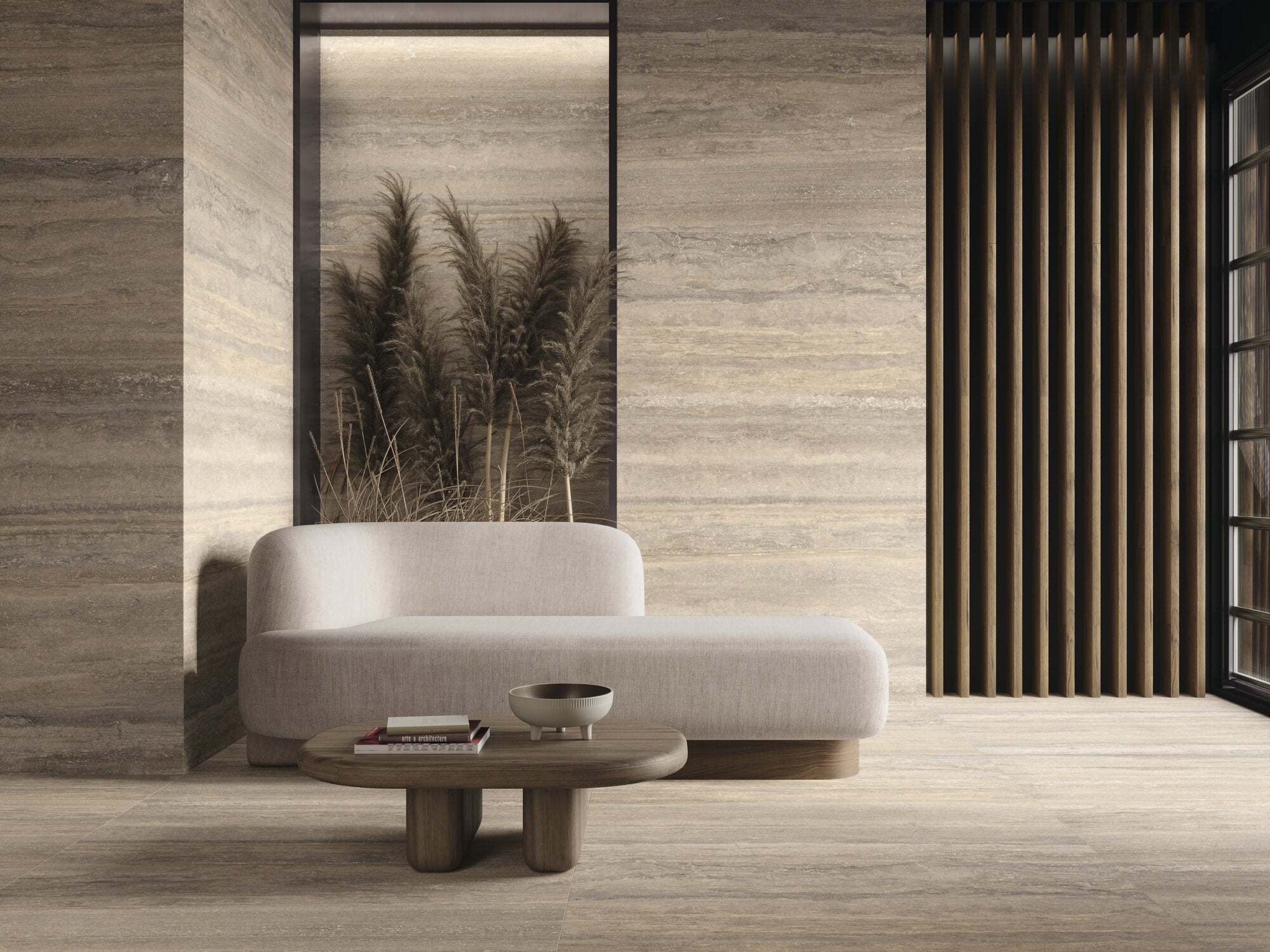 Tibur Brown – 60 × 120 cm – Raumansicht