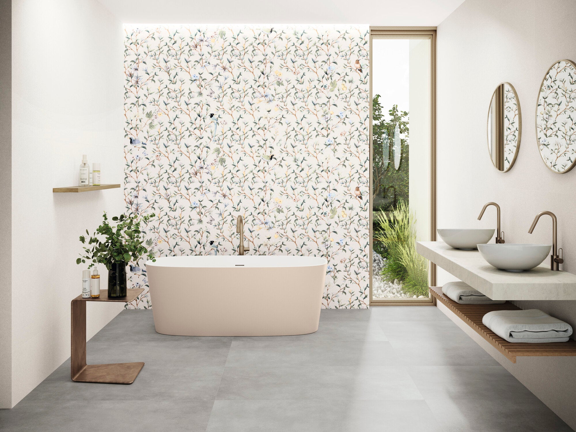 Caprice White – 60 × 120 cm – Raumansicht