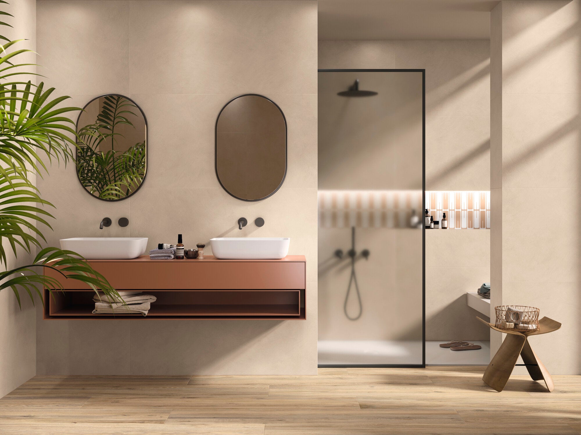Verse Cream – 60 × 120 cm – Raumansicht