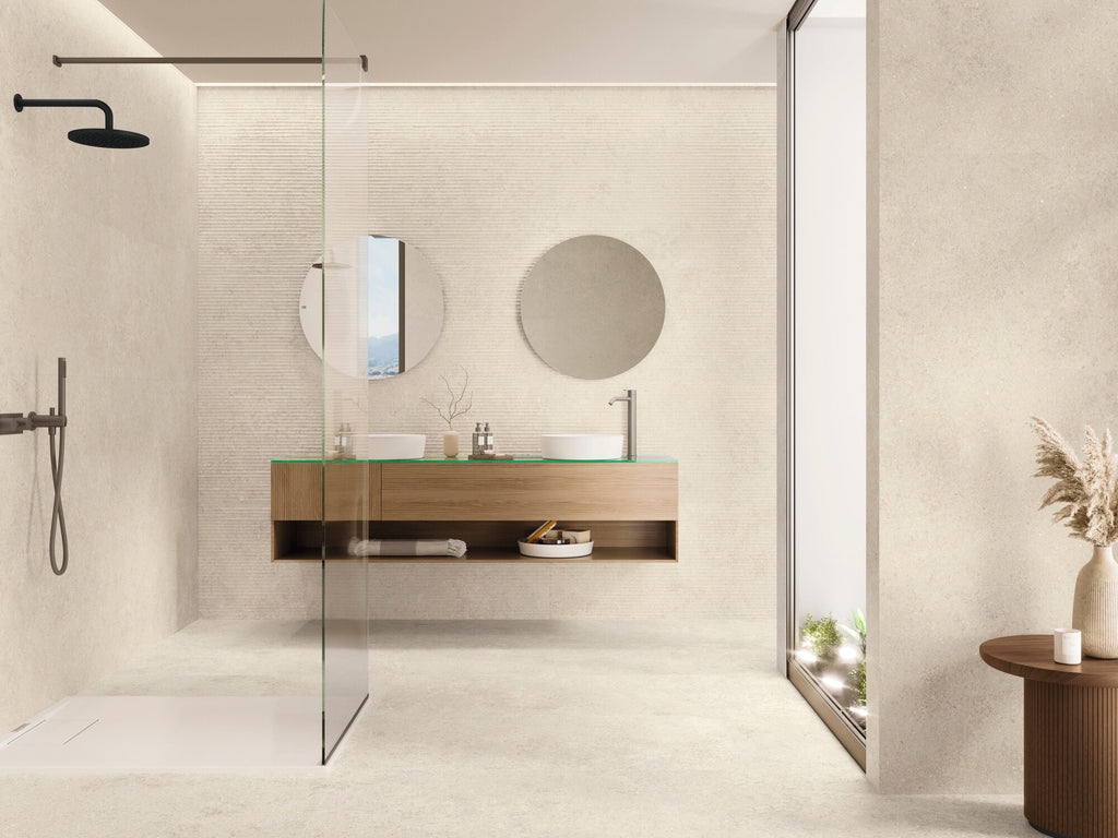 Kyoto Ivory – 60 × 60 cm – Raumansicht