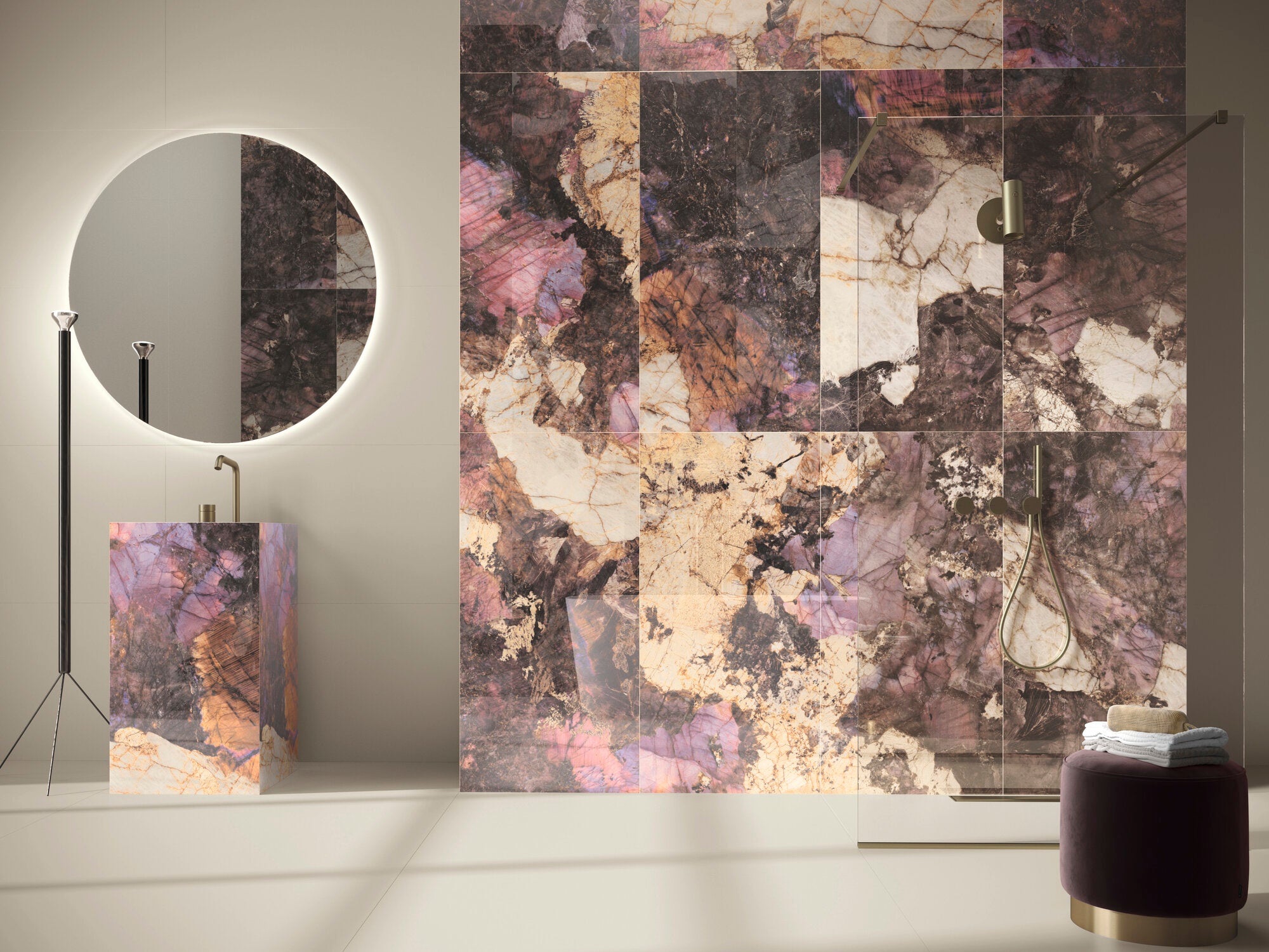 Magallanes Pink – 60 × 120 cm – Raumansicht