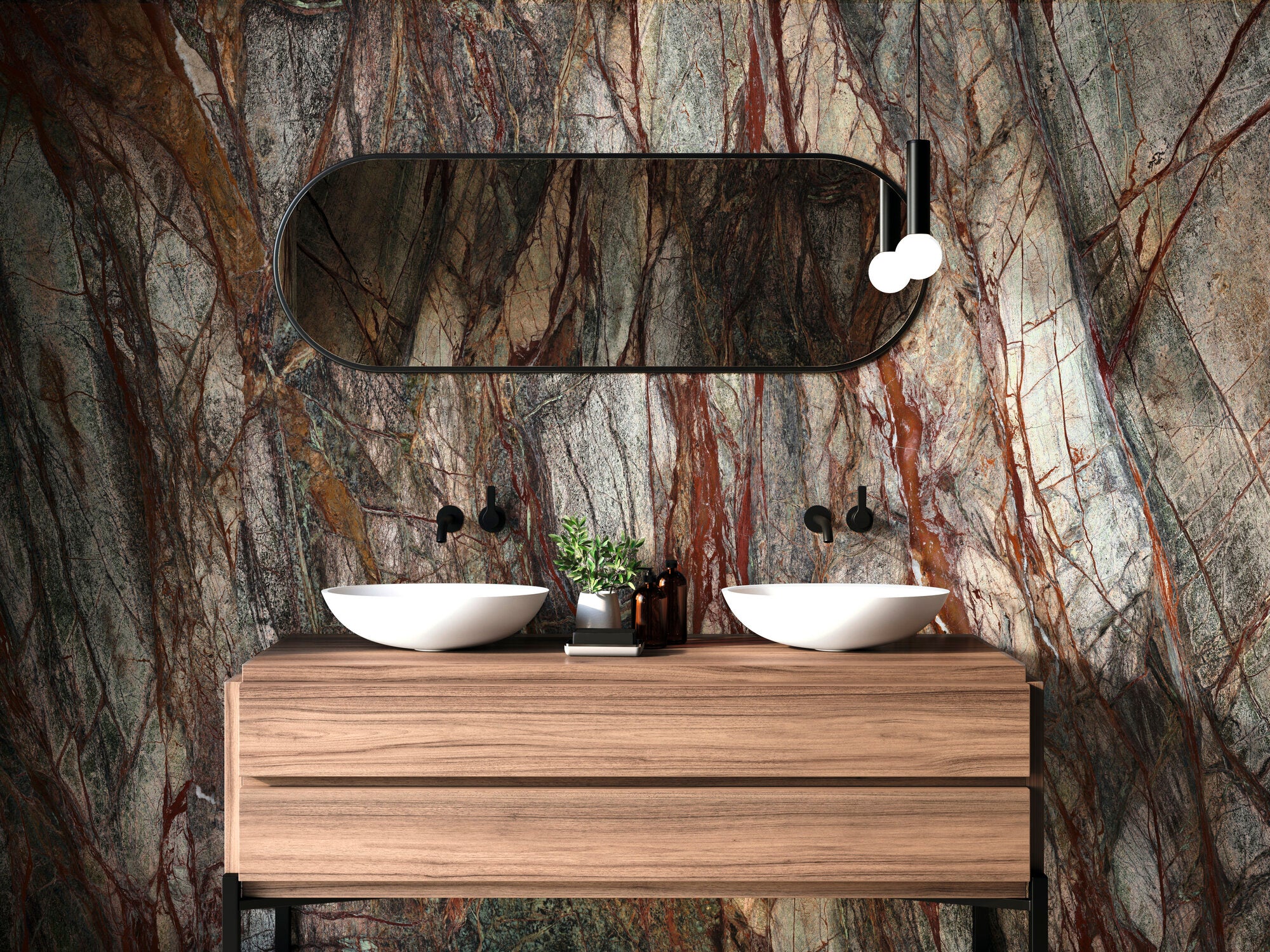 Forest Green – 120 × 120 cm – Raumansicht