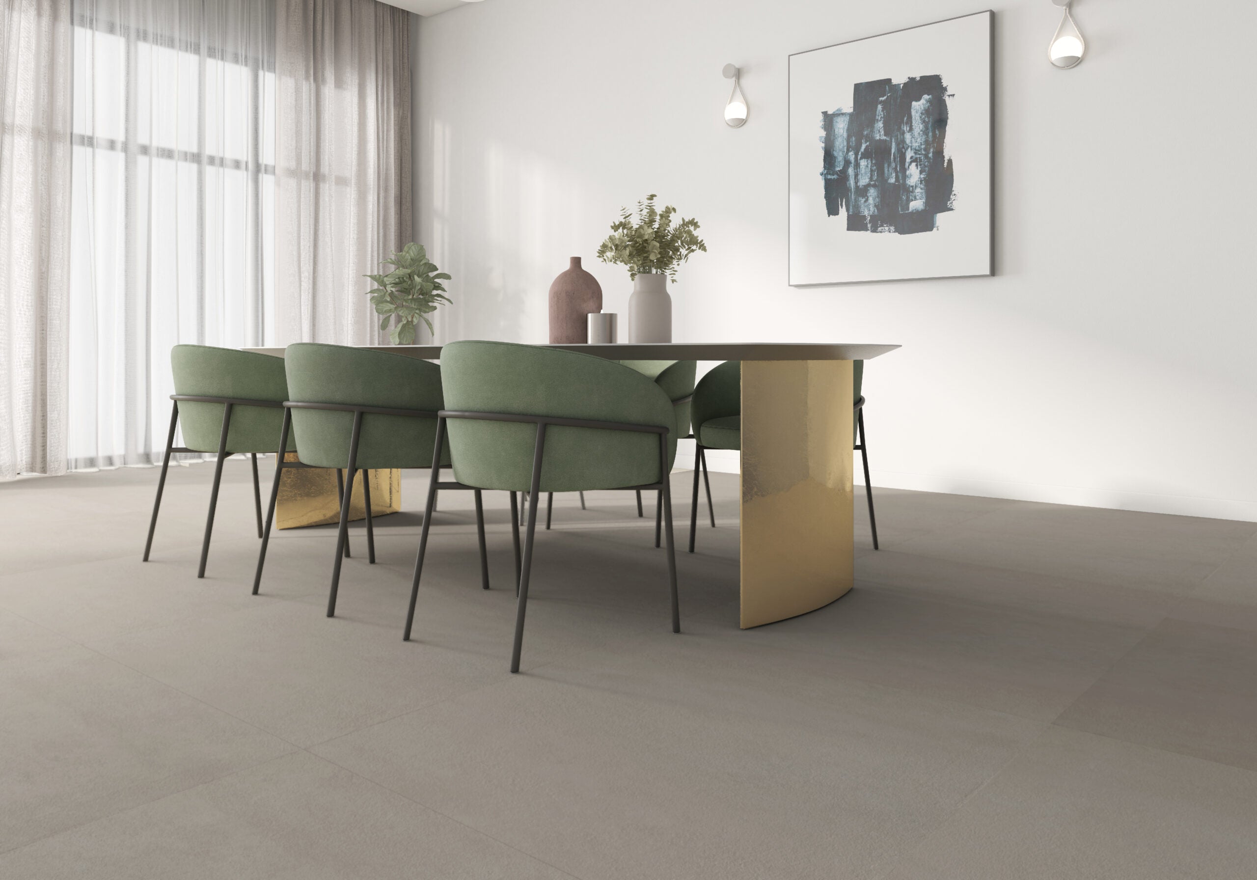 Habitat Gris – 60 × 120 cm – Raumansicht