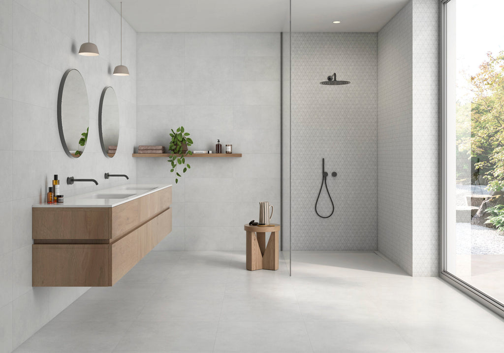 Gv Lab Concept Pearl matt – 60 × 120 cm – Raumansicht