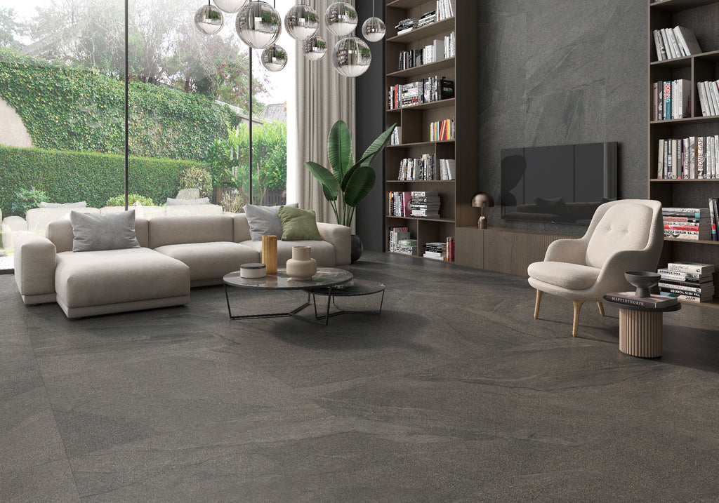Halley Argent – 90 × 90 cm – Raumansicht