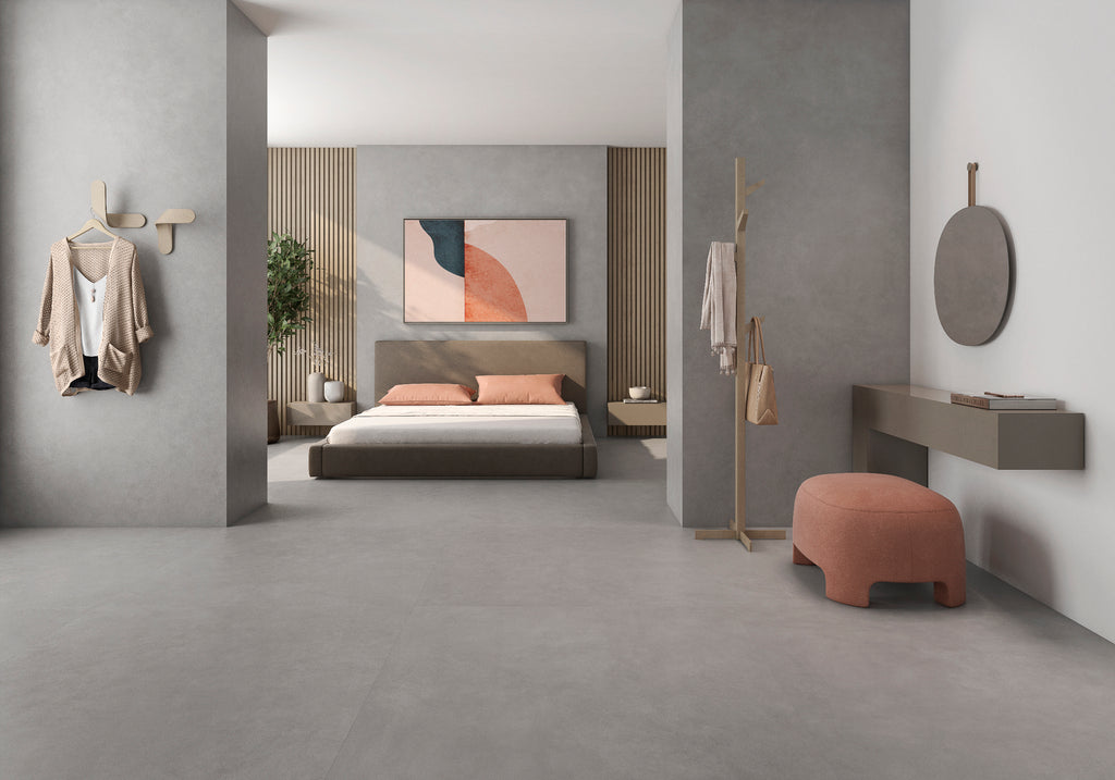 Etna Gris matt – 120 × 280 cm – Raumansicht
