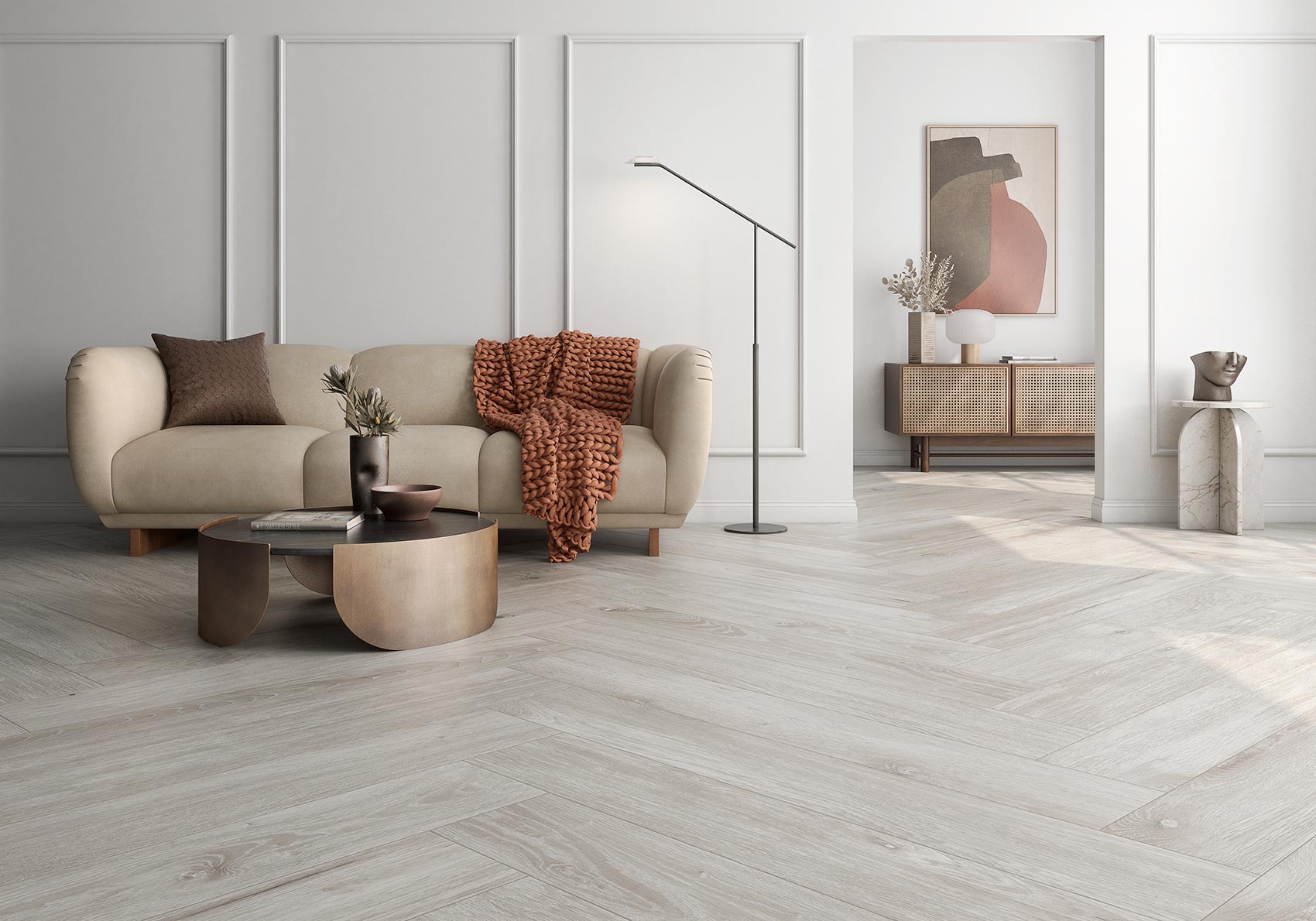 Fanlo Ceniza – 25 × 150 cm – Raumansicht