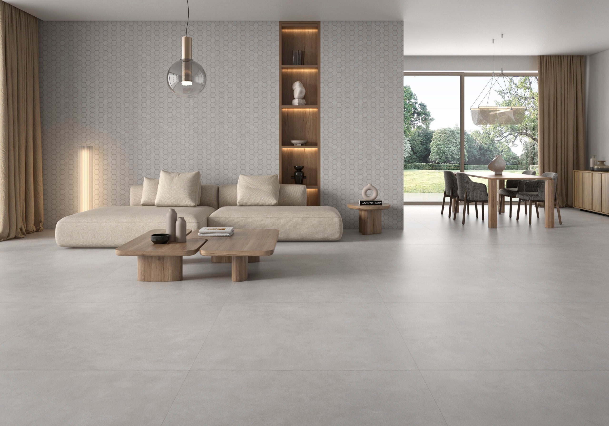 Gv Lab Concept Grey matt – 60 × 120 cm – Raumansicht