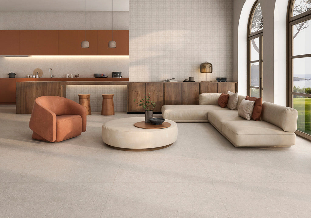 Giza Greige – 60 × 60 cm – Raumansicht