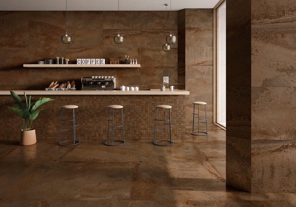 Iron Corten – 90 × 90 cm – Raumansicht