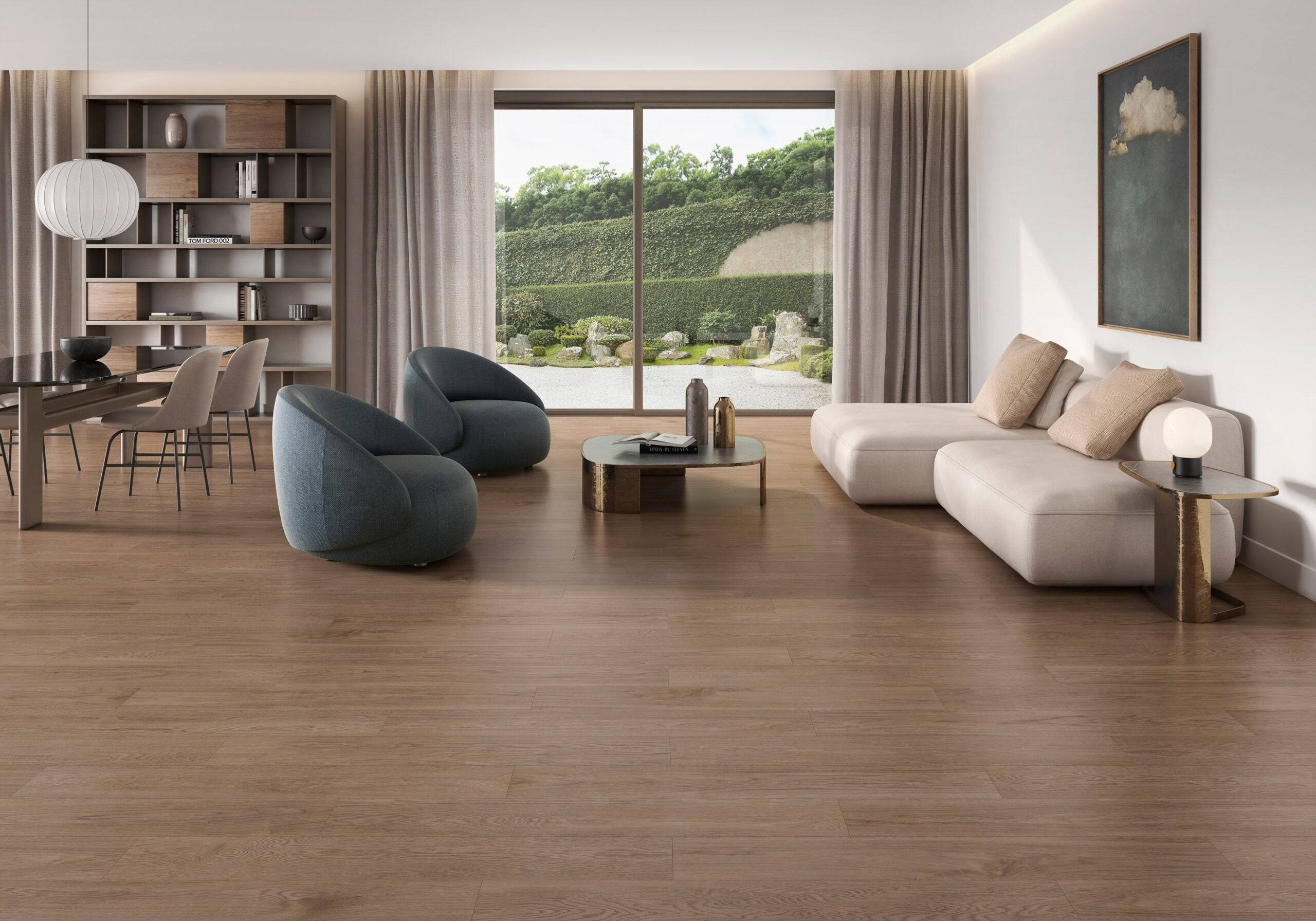 Nature Moka – 25 × 150 cm – Raumansicht