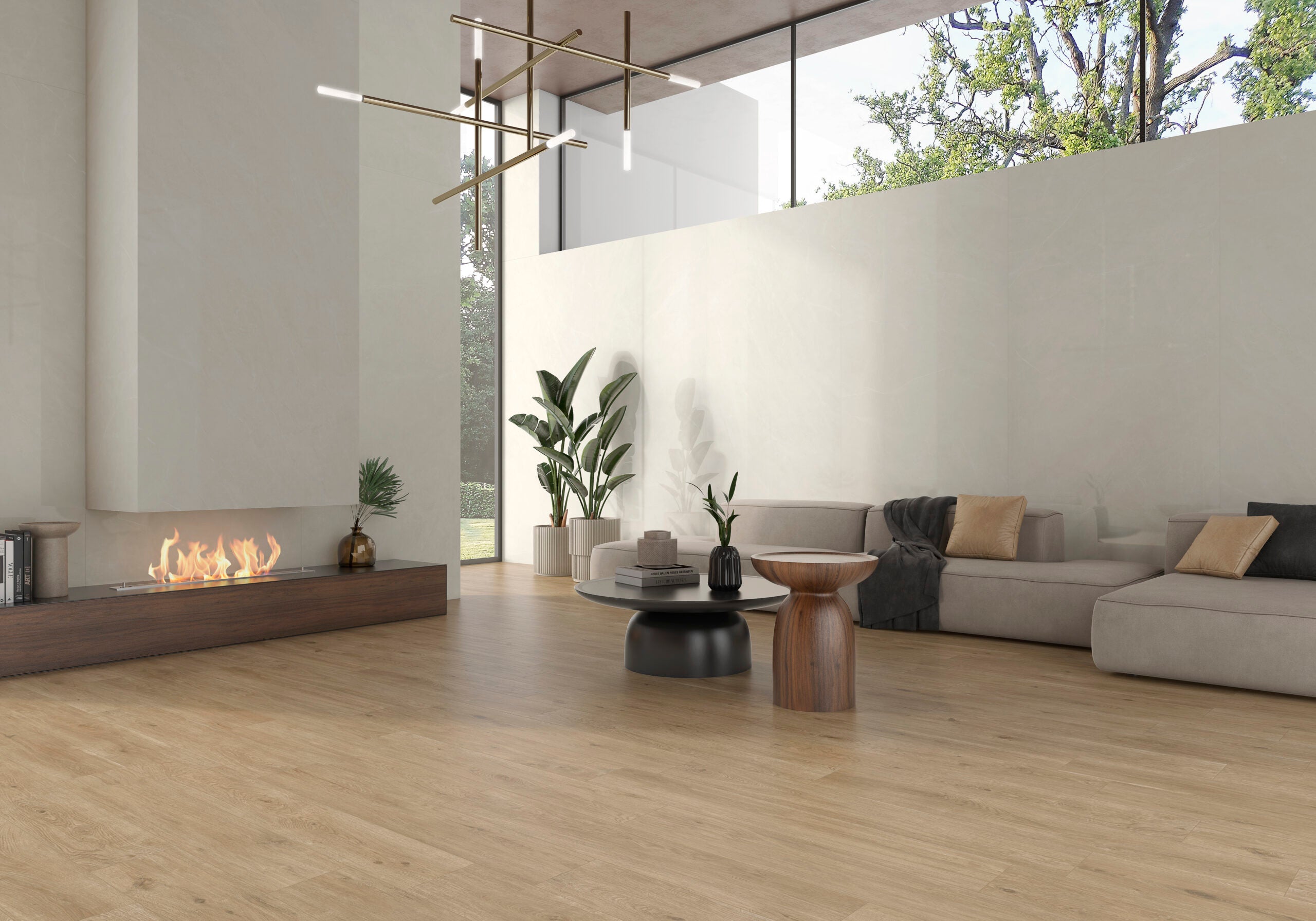 Sun White – 120 × 120 cm – Raumansicht