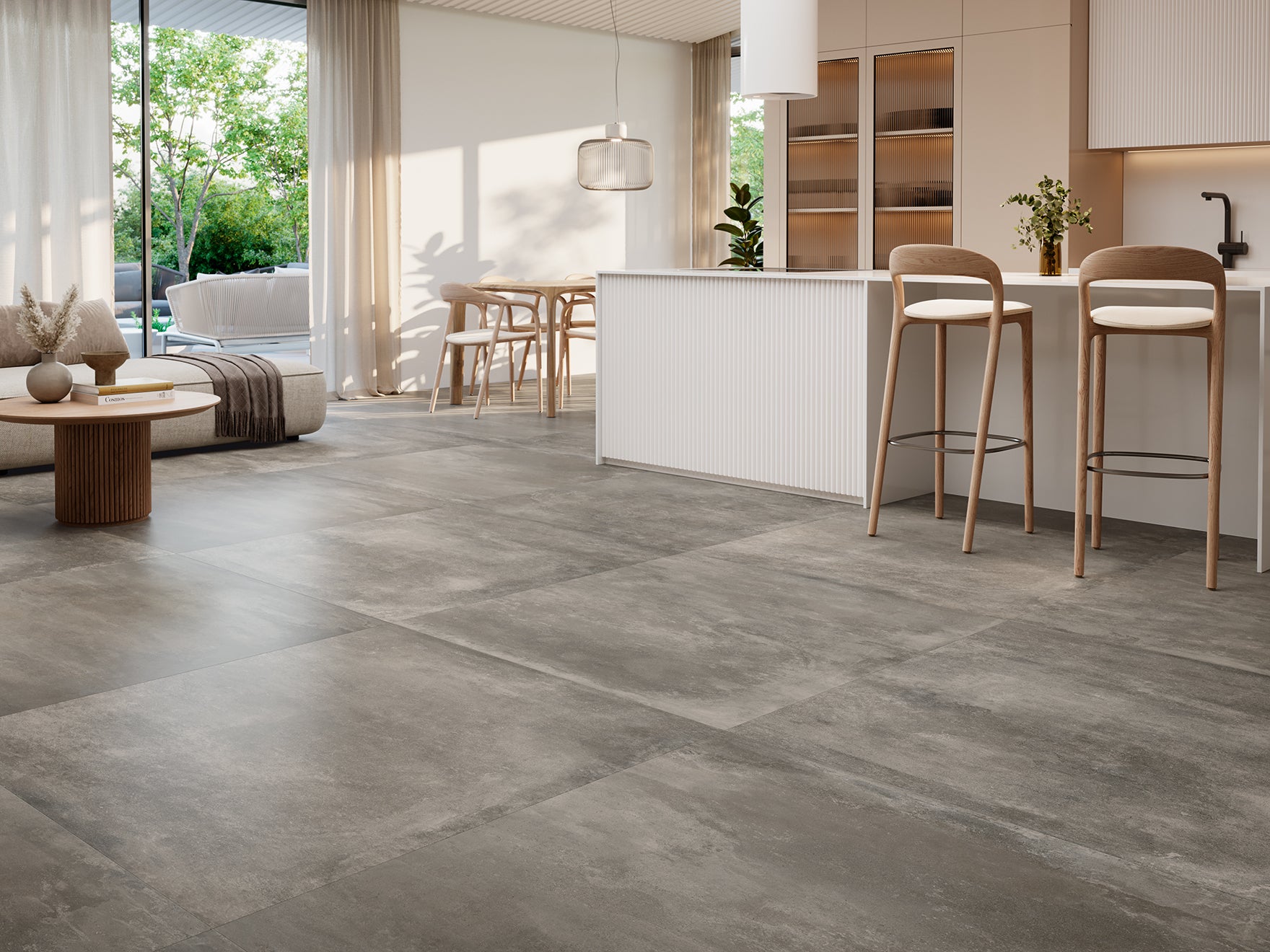 Antibes Grey – 30 × 60 cm – Raumansicht
