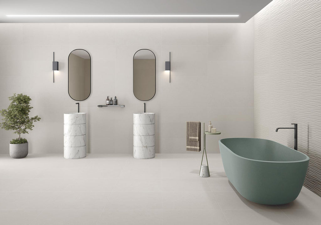 Batela Bianco – 30 × 90 cm – Raumansicht
