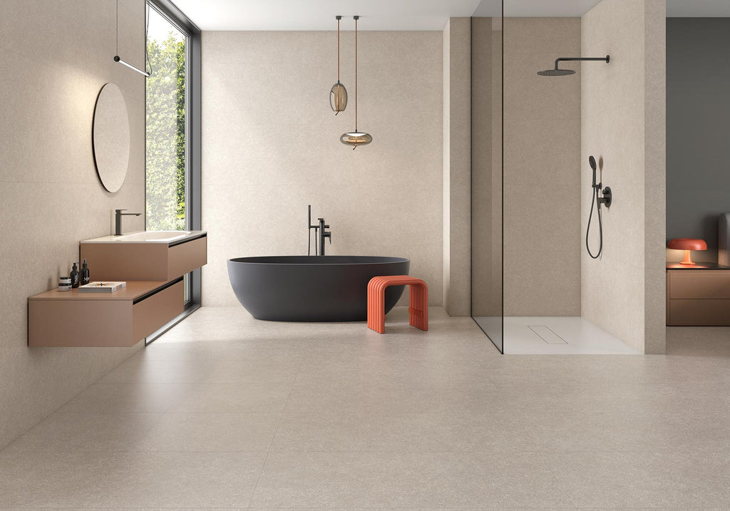 Belgravia Beige – 60 × 60 cm – Raumansicht