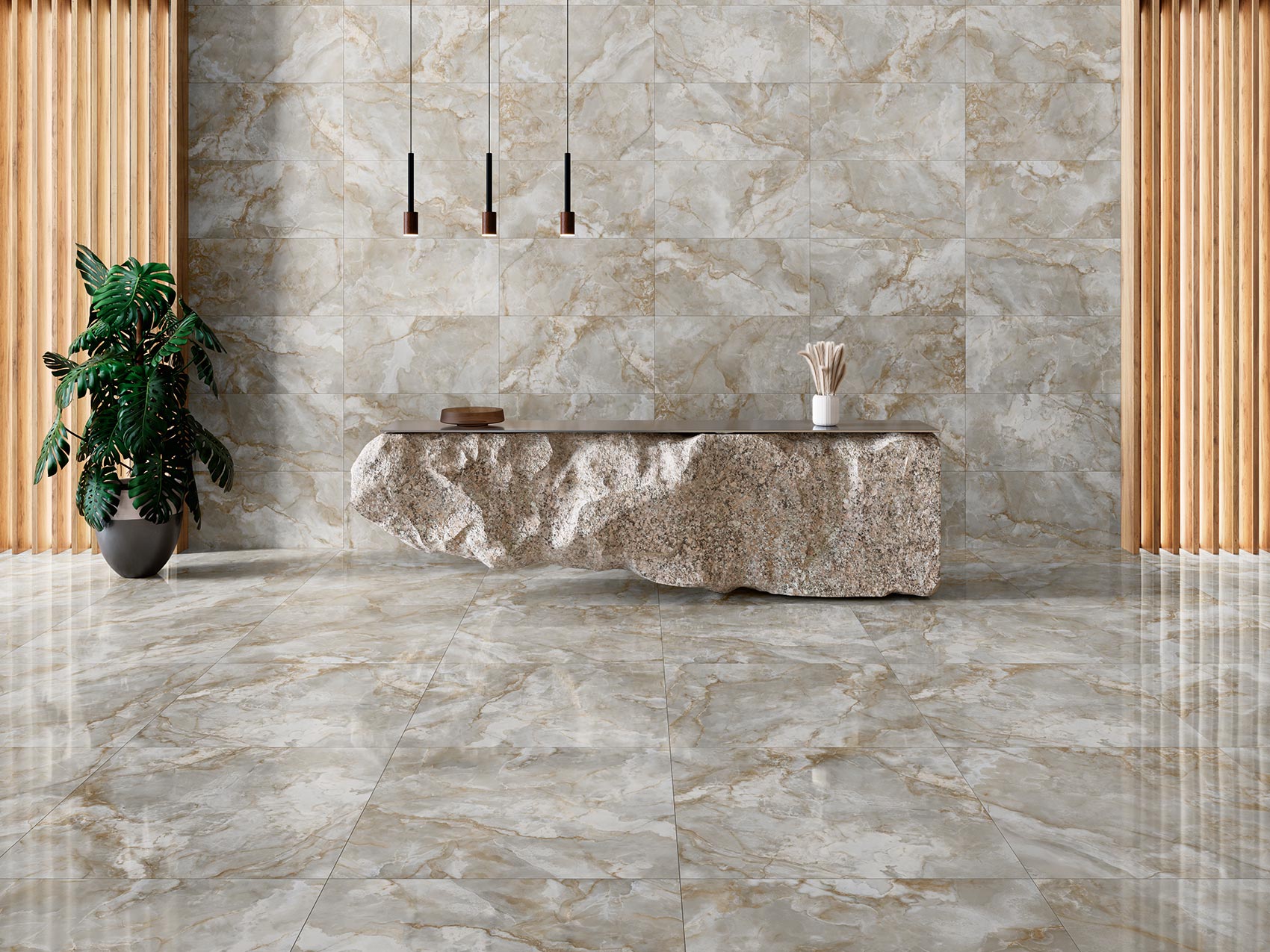 Orix Perla – 60 × 120 cm – Raumansicht