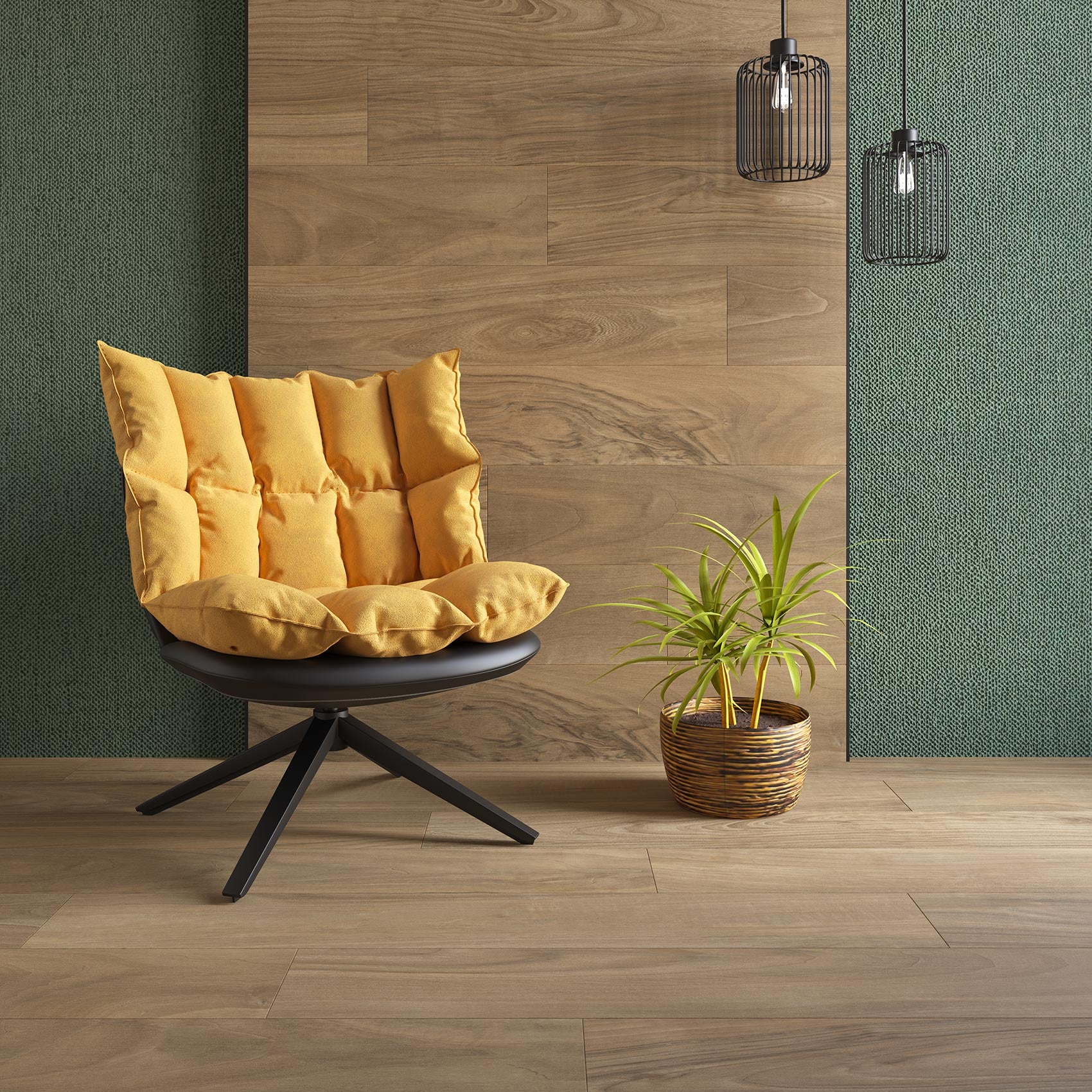 Tabil Dark – 20 × 120 cm – Raumansicht