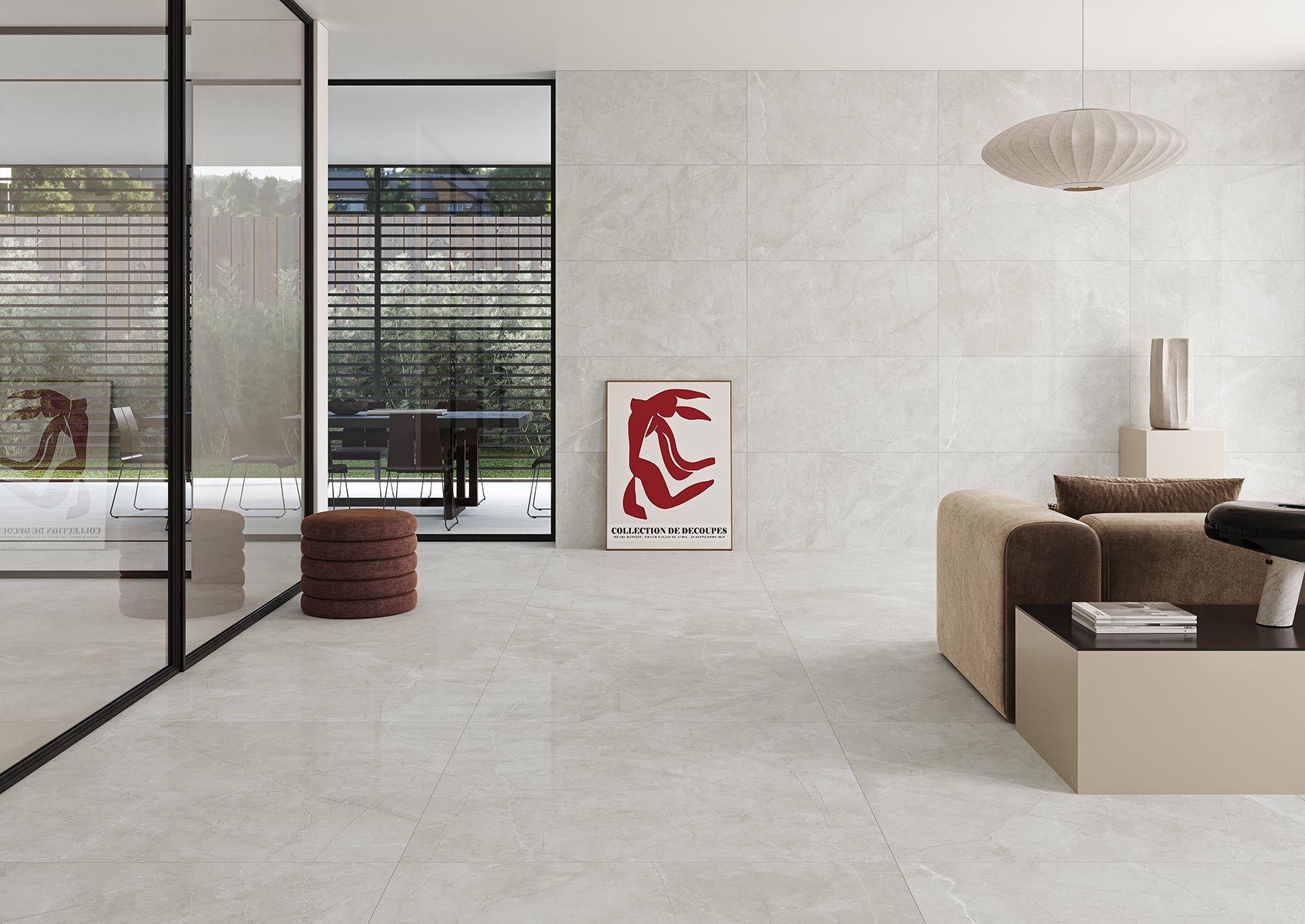 Tekali Perla – 120 × 120 cm – Raumansicht
