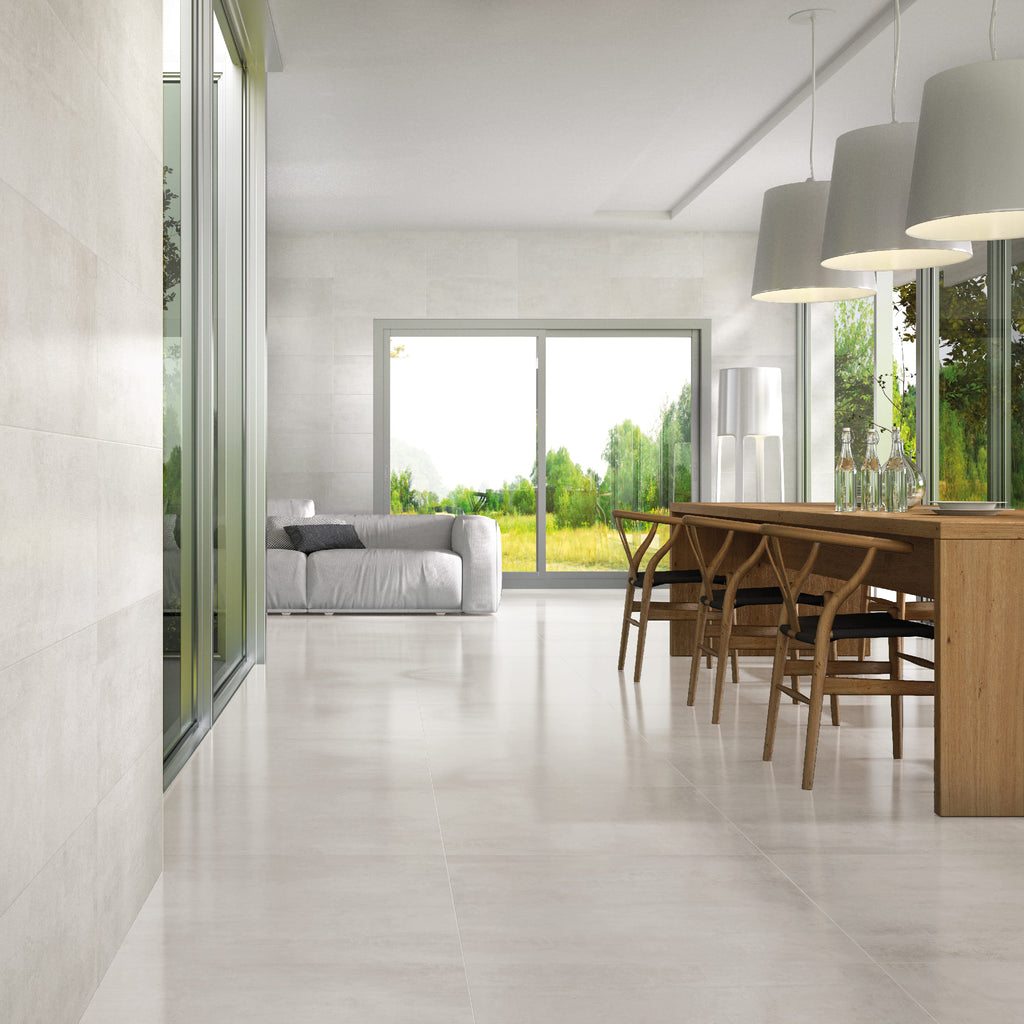 Beton Ceniza – 75 × 75 cm – Raumansicht